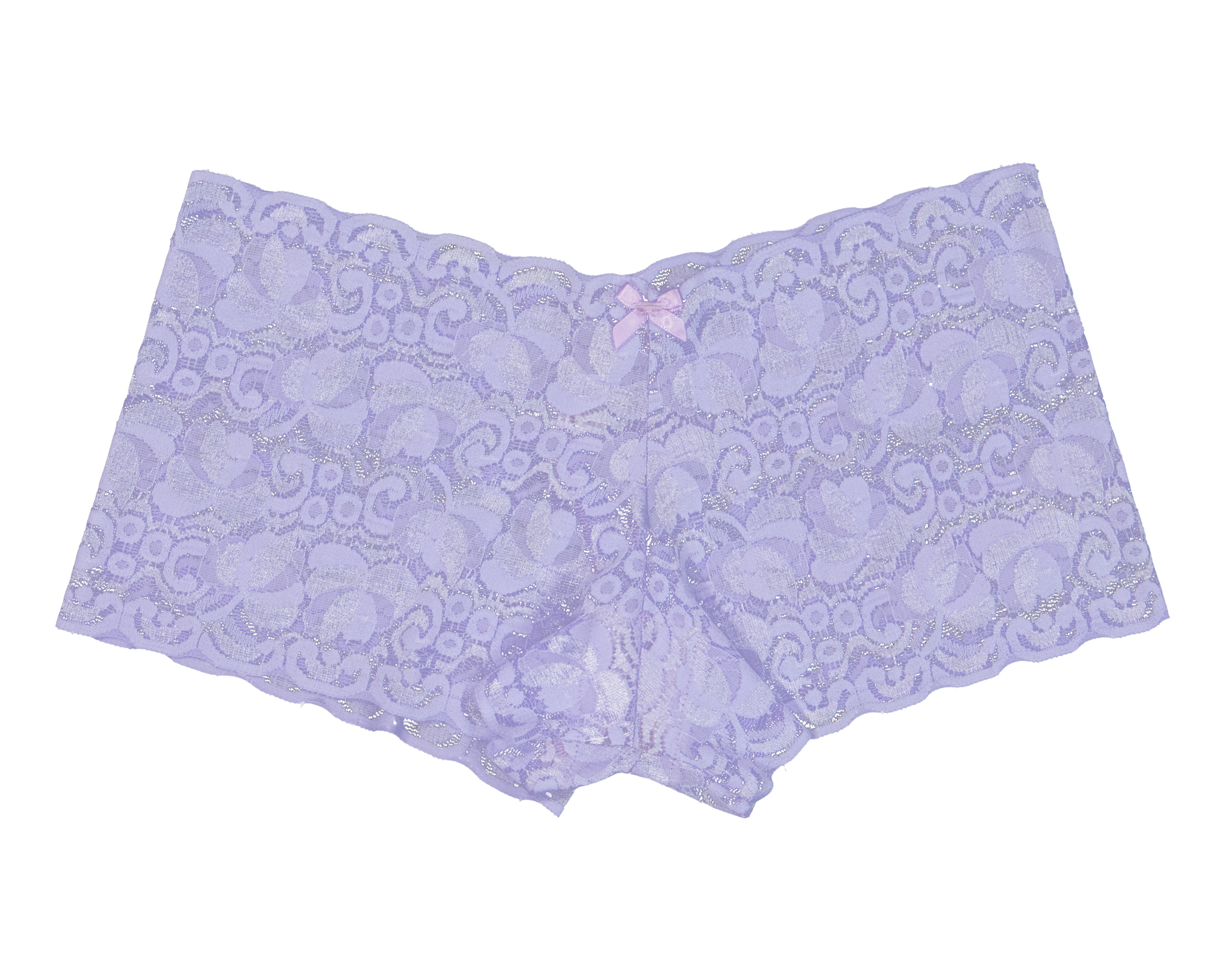 Foto 4 pulgar | Bóxer de Encaje Linda Keerr para Mujer 3 Piezas