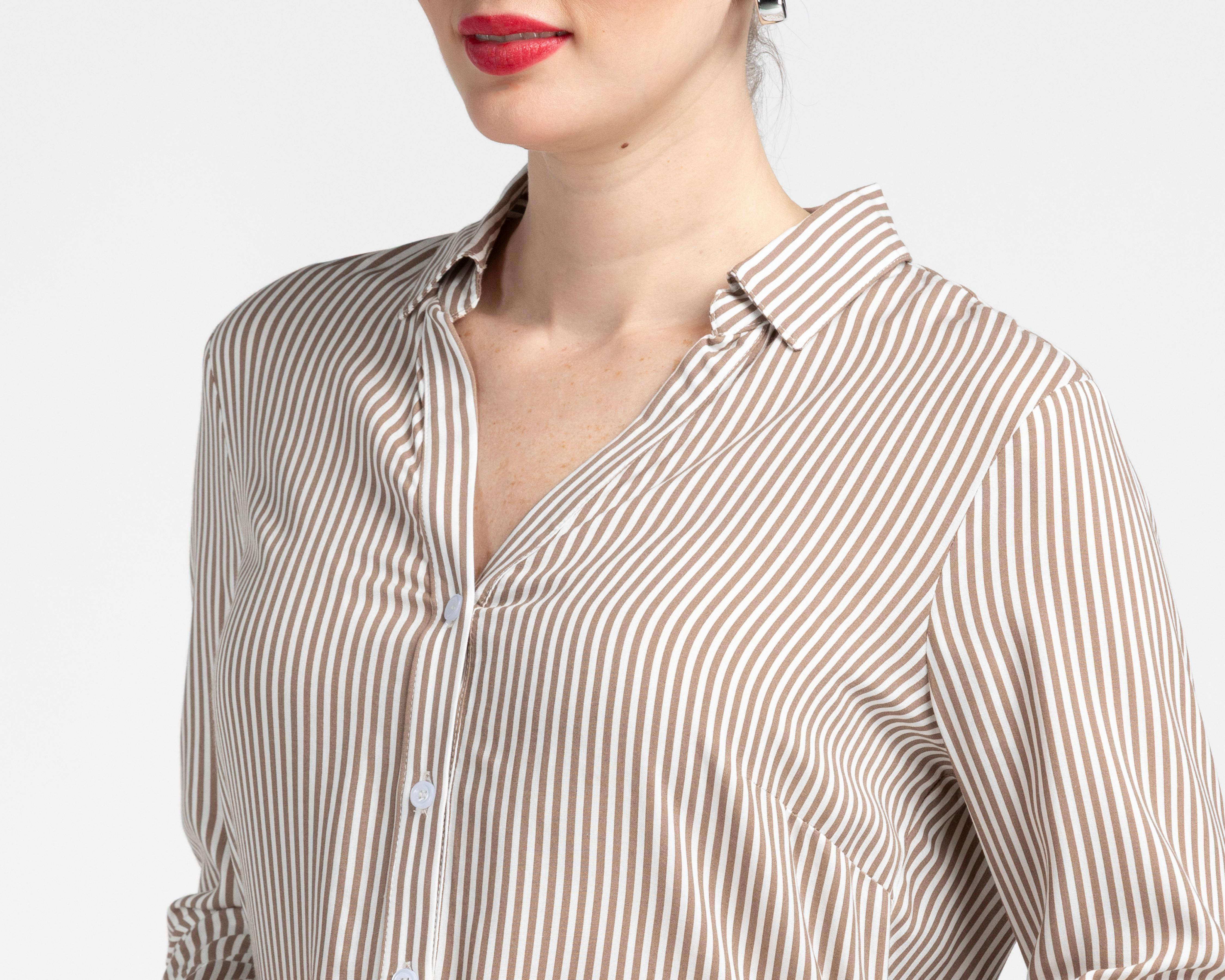 Foto 5 pulgar | Camisa Manga Larga Sahara para Mujer