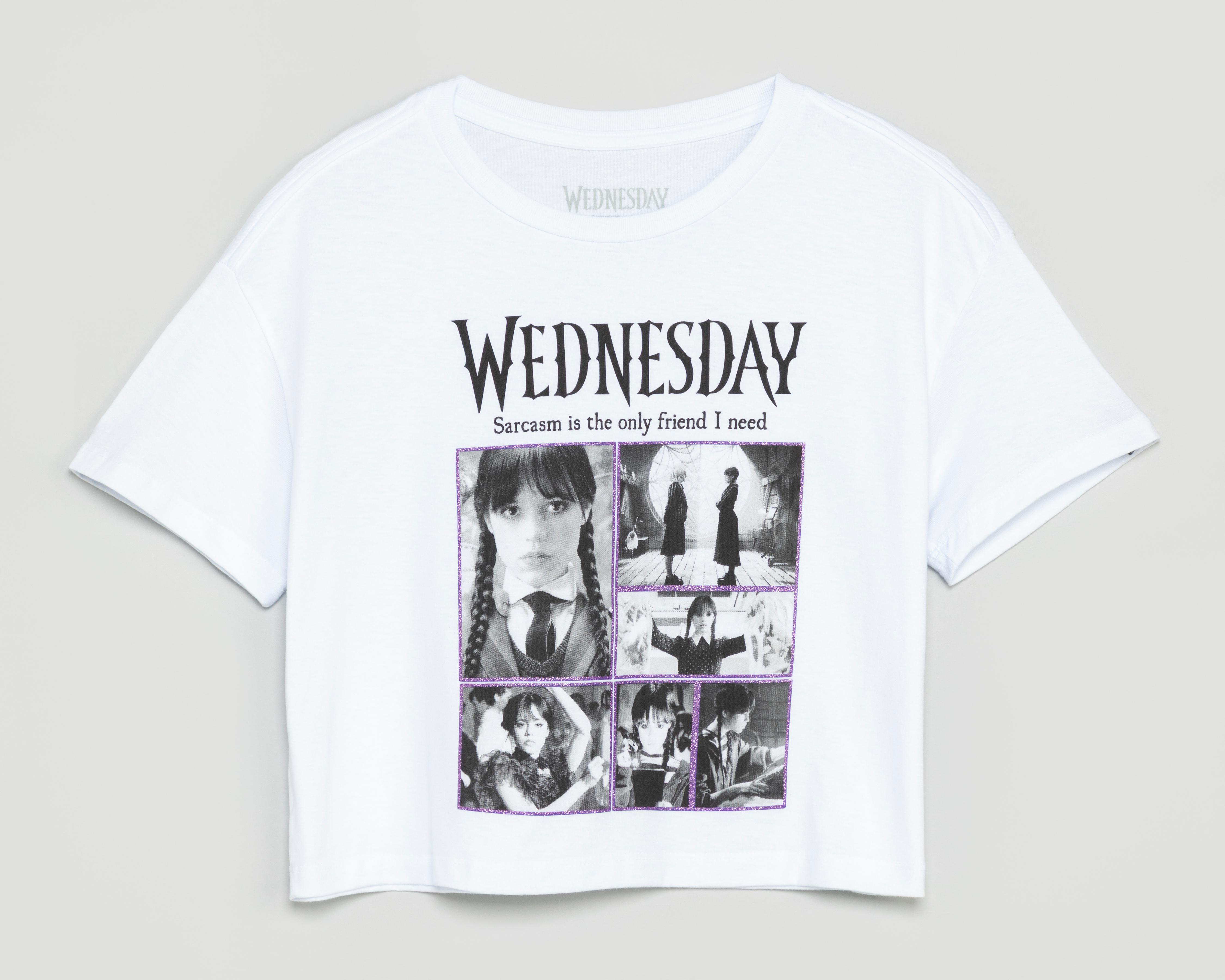 Foto 1 | Playera Manga Corta Merlina para Mujer