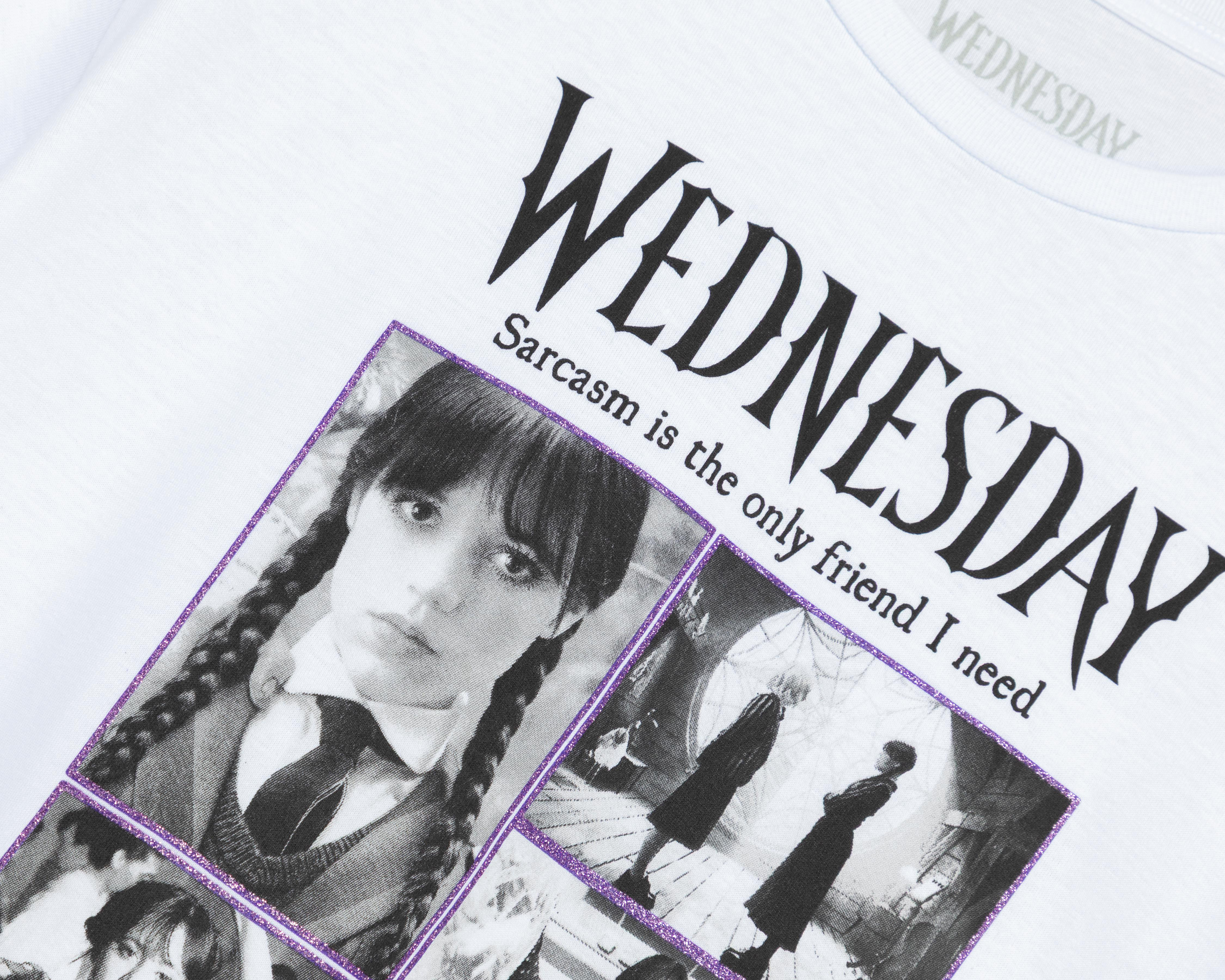 Foto 3 | Playera Manga Corta Merlina para Mujer