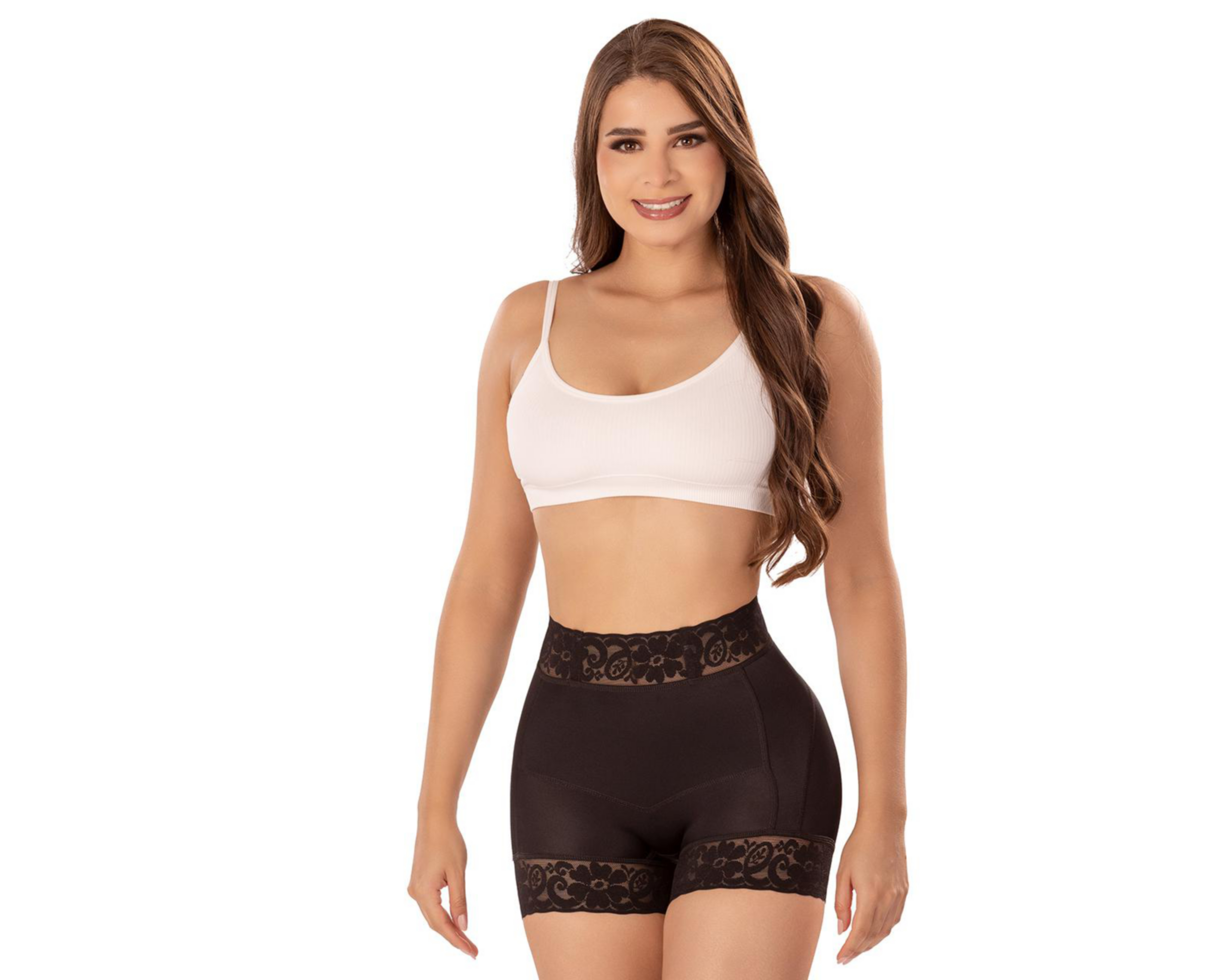 Faja tipo Bóxer Shape Concept con Encaje para Mujer
