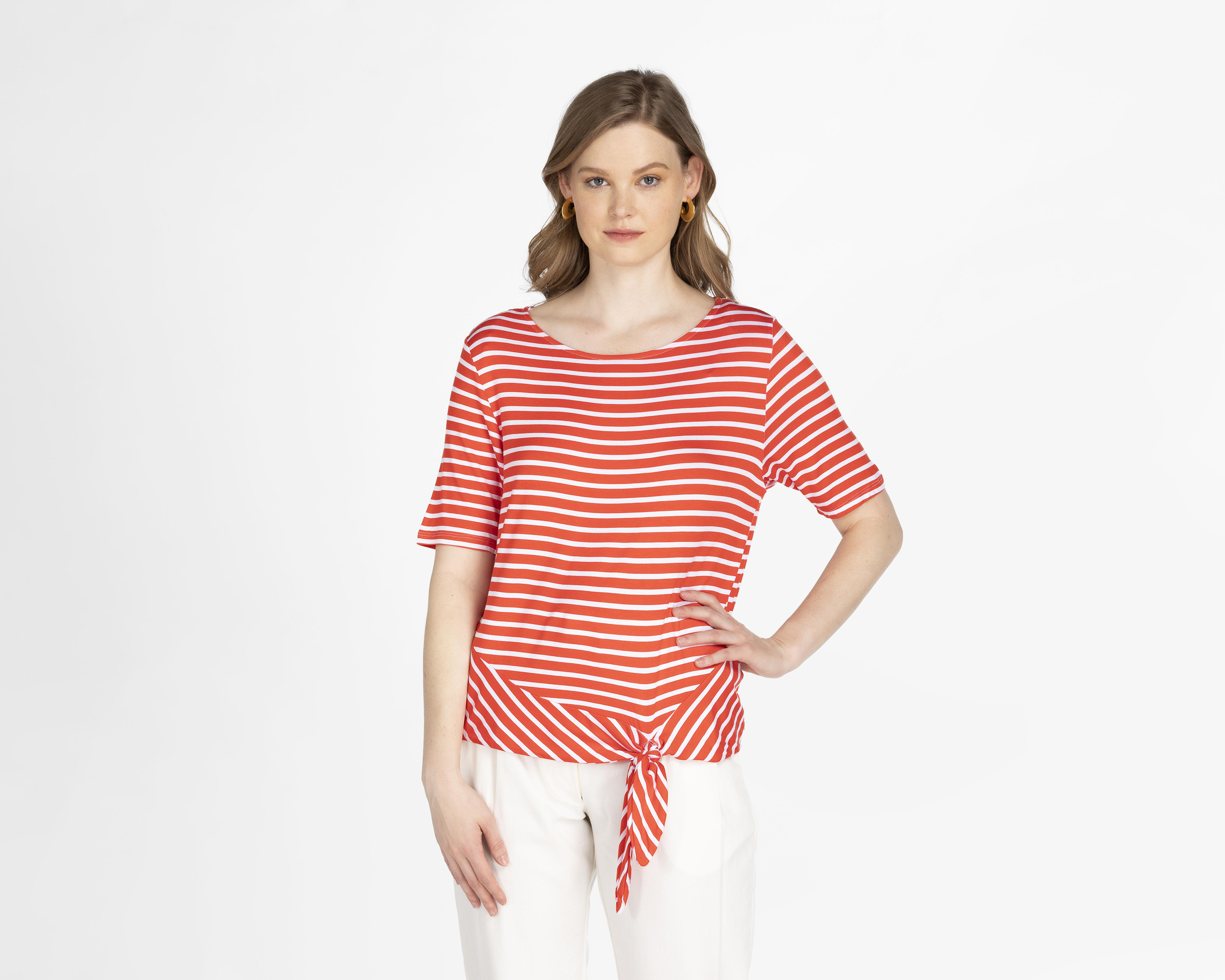 Blusa Sahara a Rayas con Nudo $99