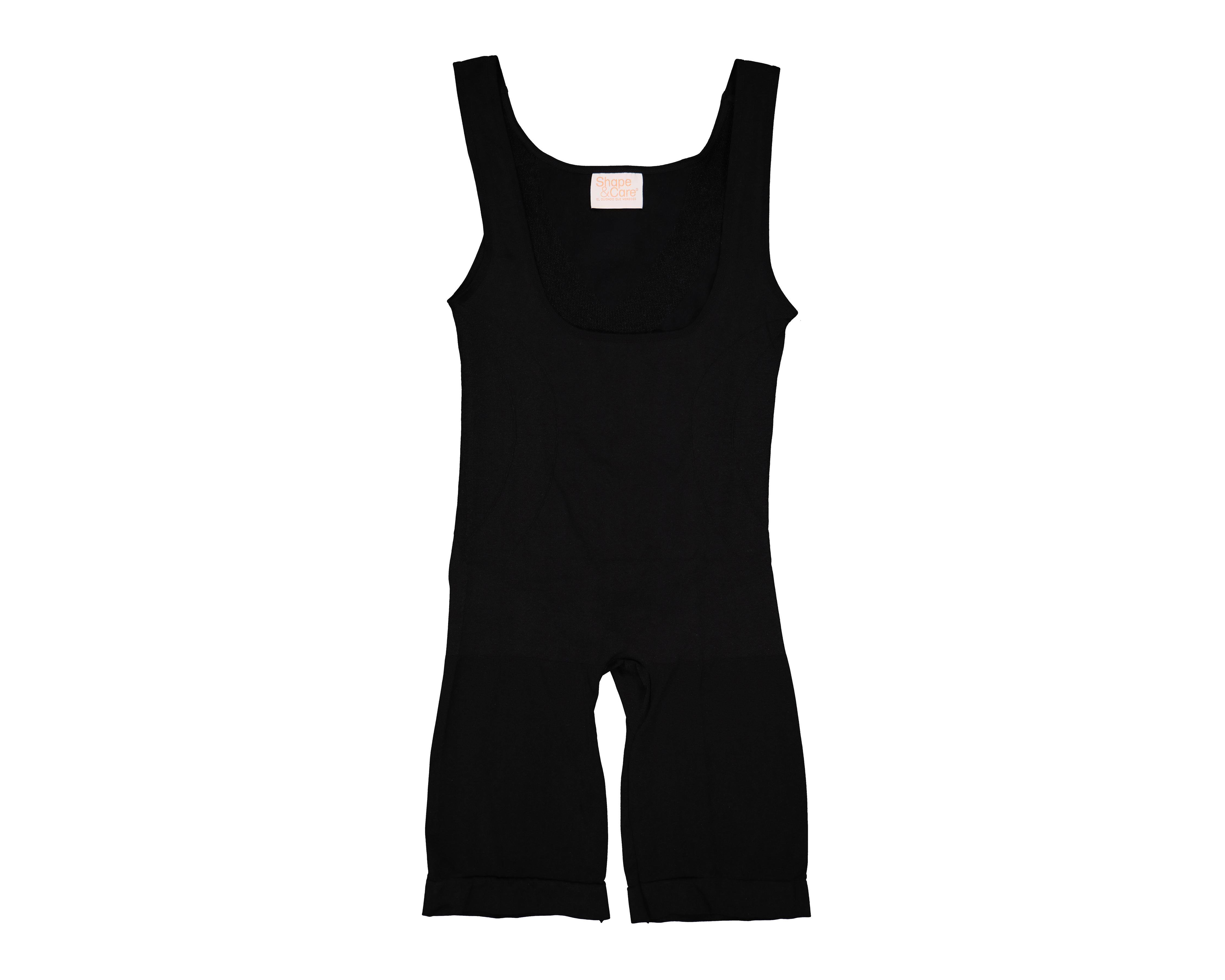 Body tipo Bóxer Shape & Care Negra para Mujer