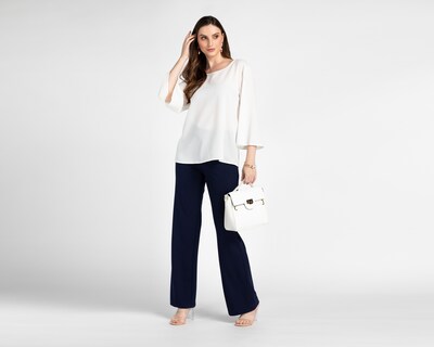 Foto 2 | Blusa Ted Lapidus Manga Acampanada para Mujer