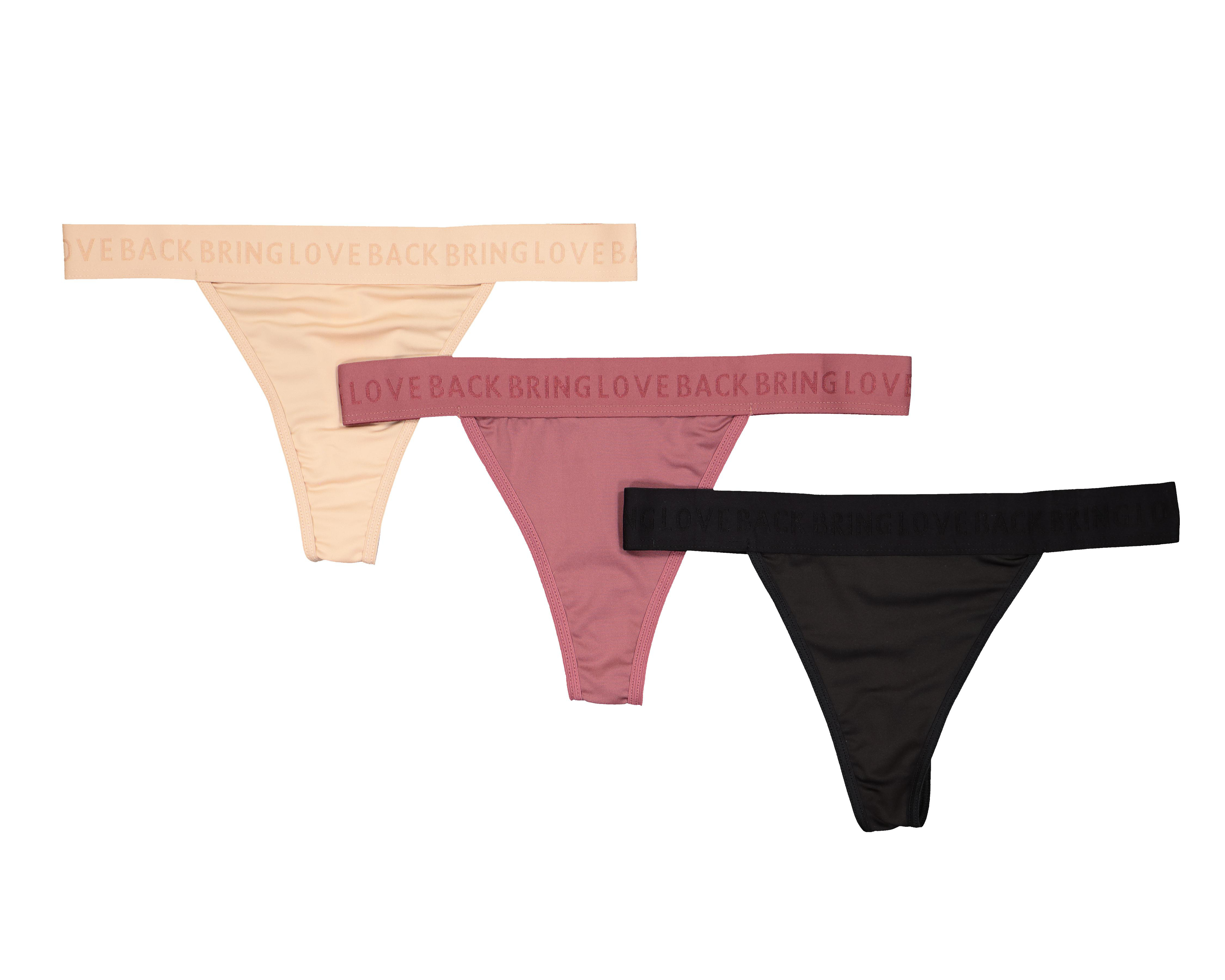 Foto 1 | Tanga con Elástico Frescura para Mujer 3 Piezas