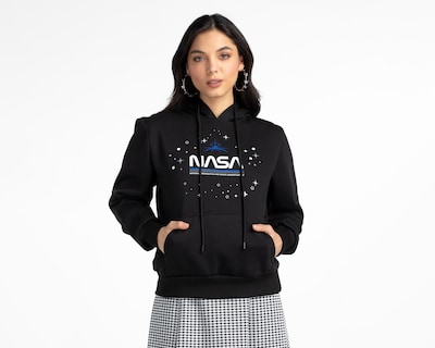 Foto 1 | Sudadera con Gorro NASA para Mujer