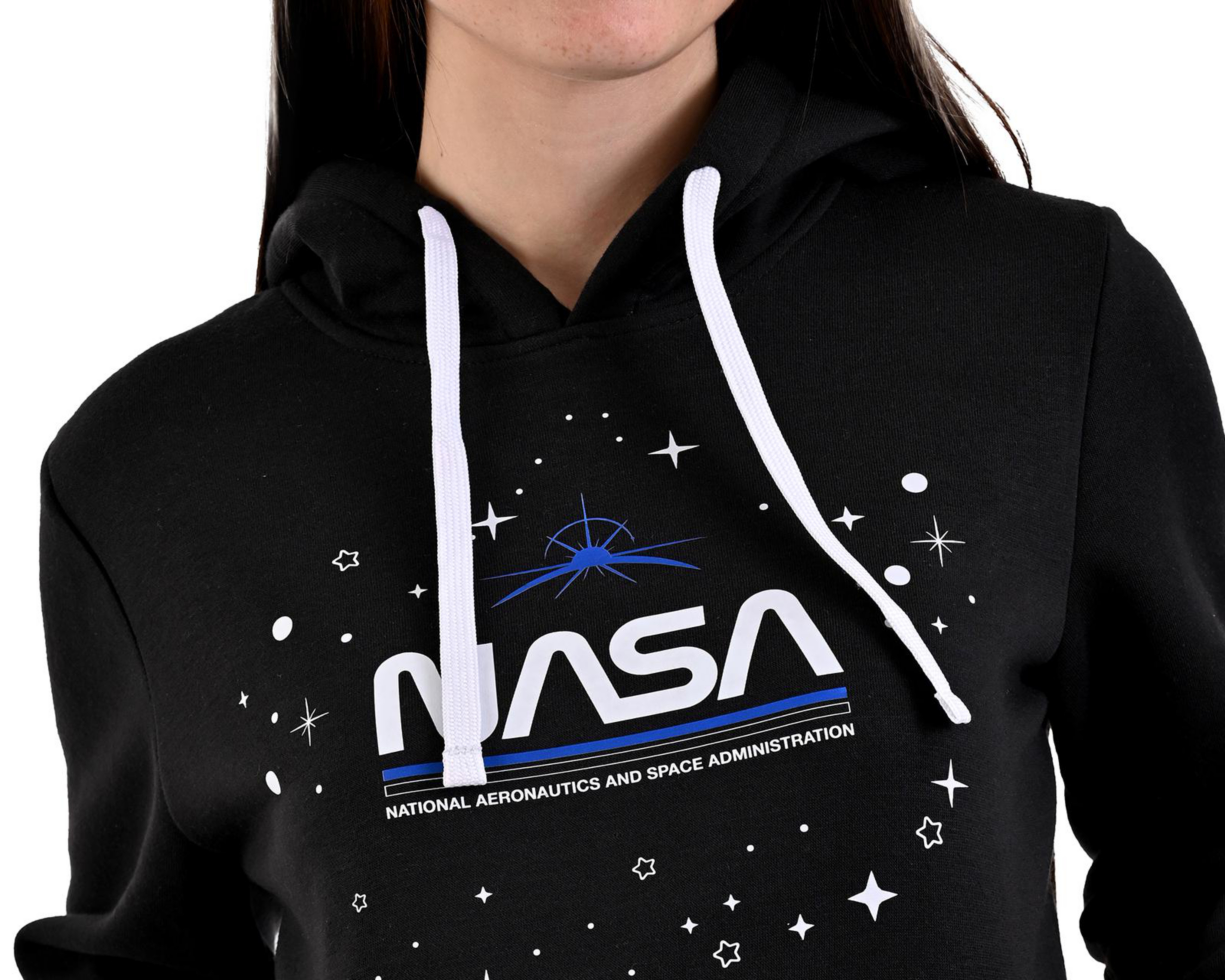 Foto 4 | Sudadera con Gorro NASA para Mujer