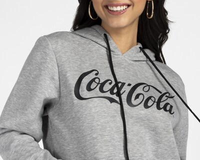 Foto 3 | Sudadera con Gorro Coca-Cola para Mujer