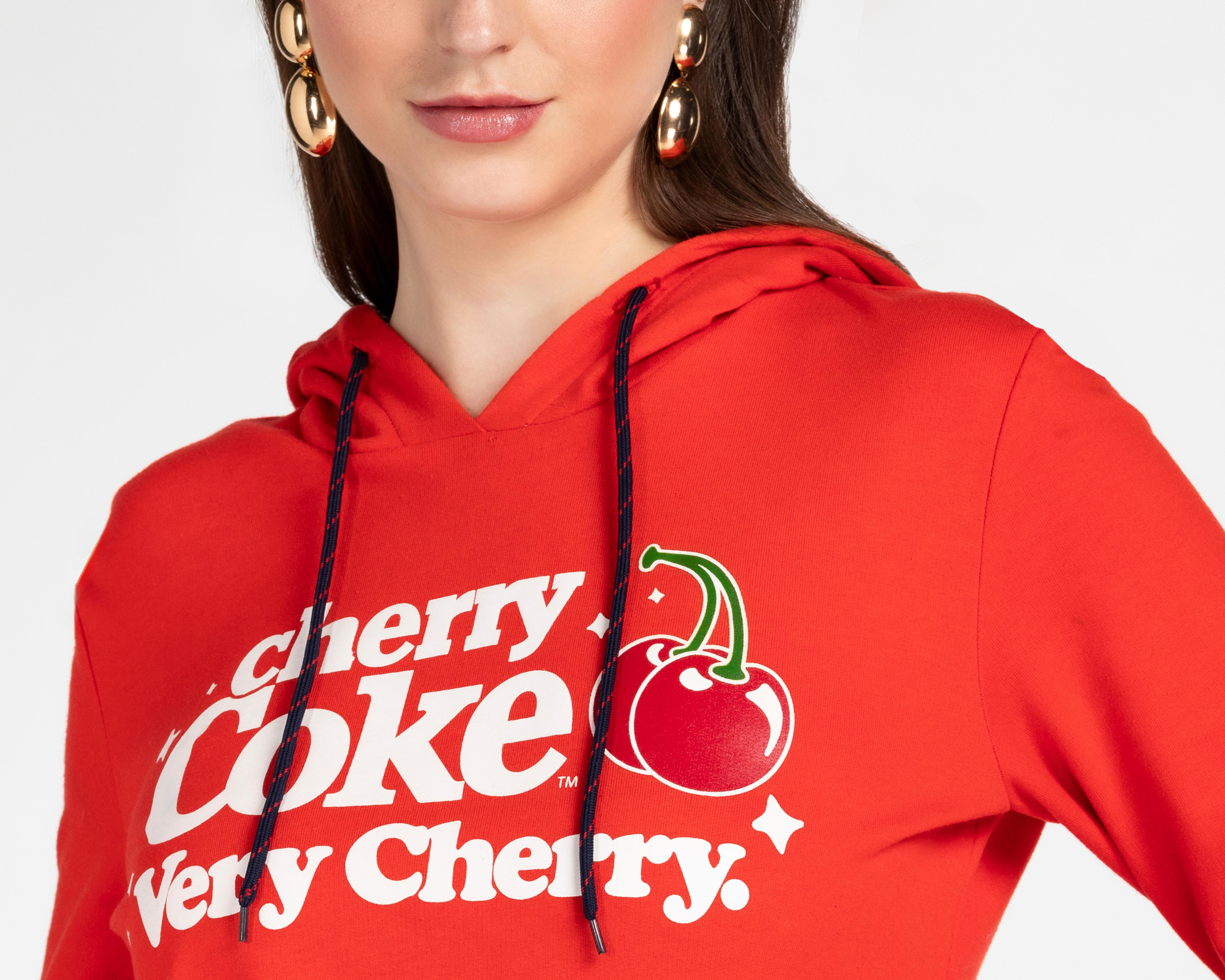 Foto 3 | Sudadera con Gorro Coca-Cola para Mujer