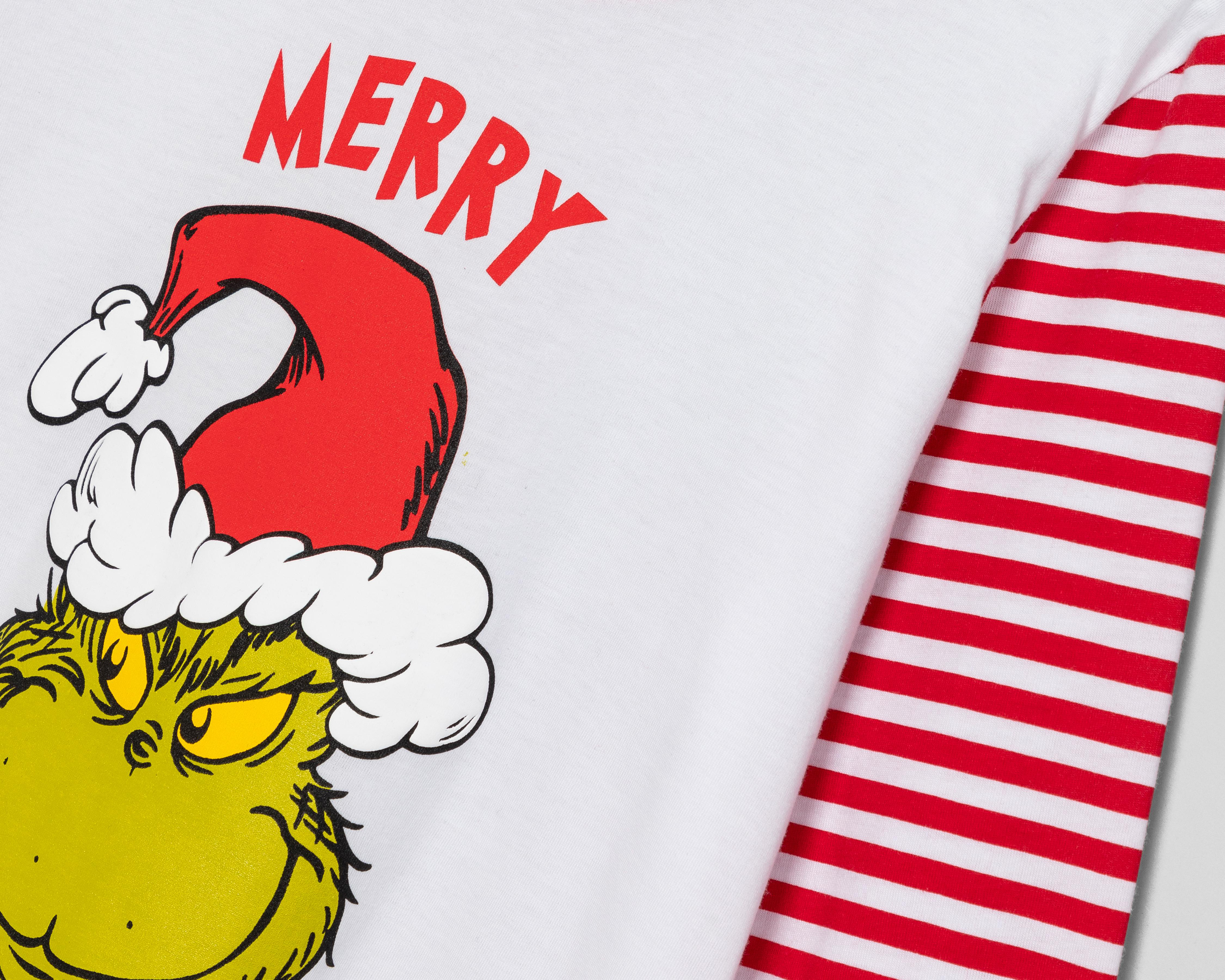 Foto 4 pulgar | Pijama Dr. Seuss The Grinch para Mujer 2 Piezas