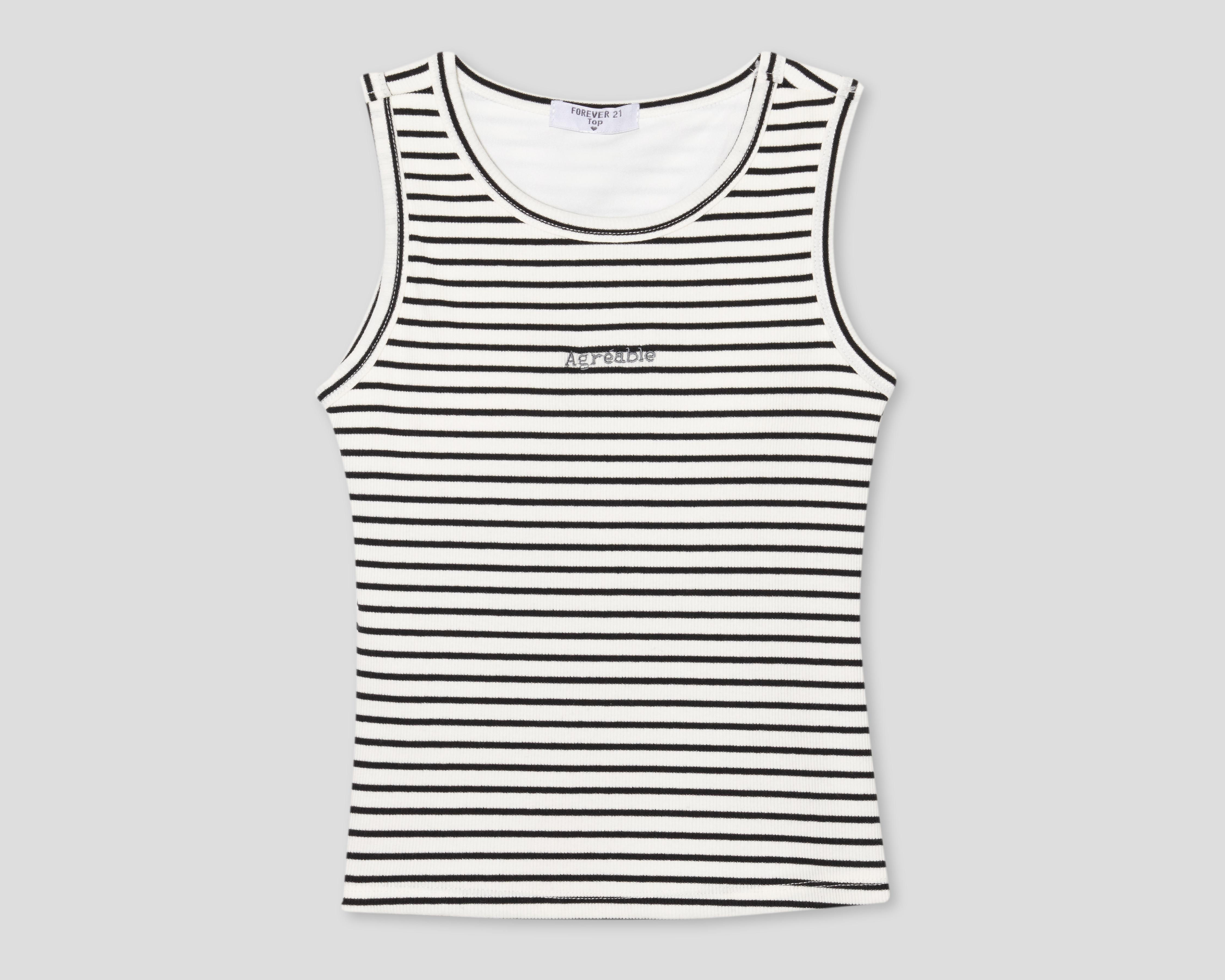 Foto 2 pulgar | Playera sin Mangas Forever 21 para Mujer