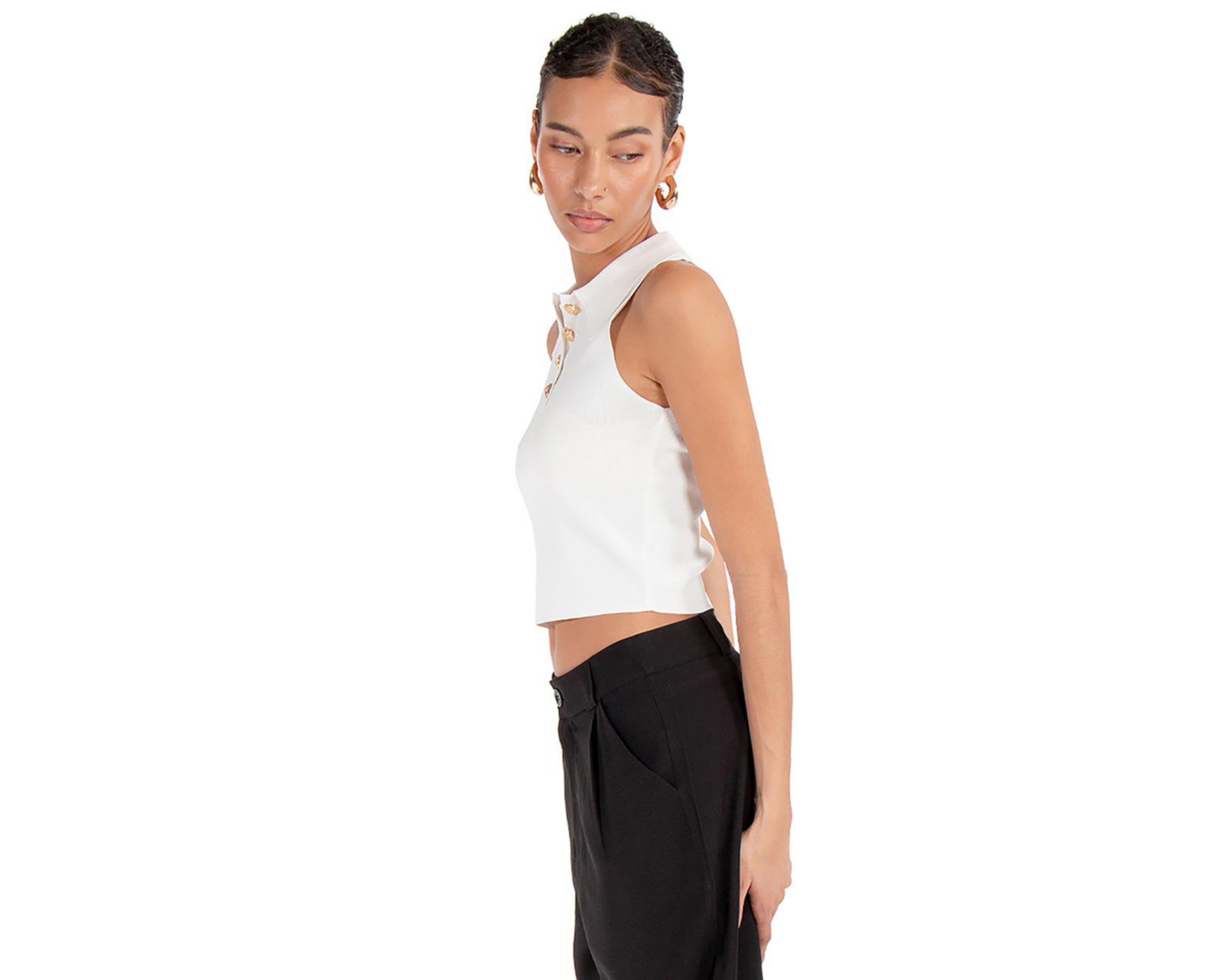 Foto 2 | Playera Forever 21 Blanca para Mujer