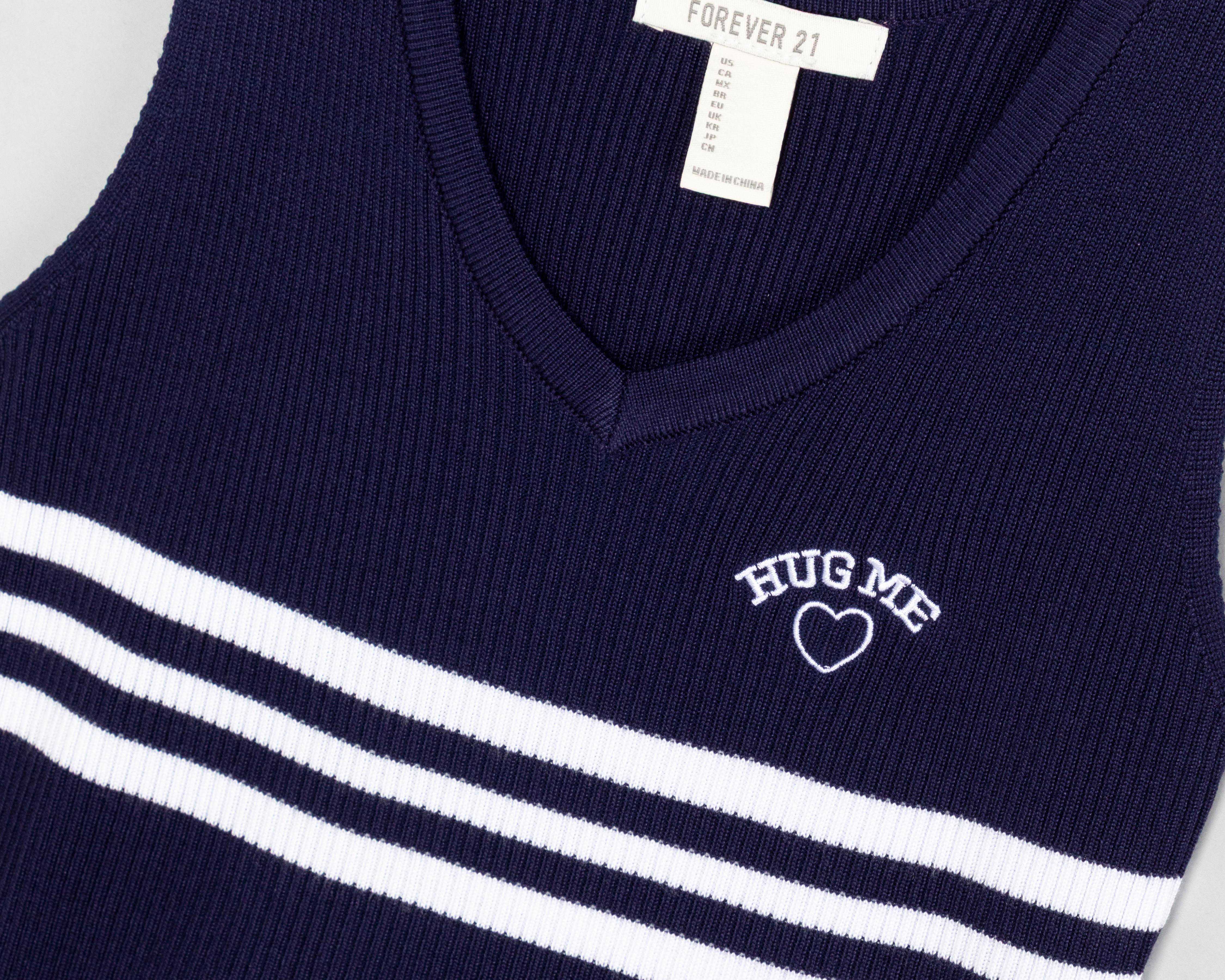 Foto 4 pulgar | Playera Forever 21 sin Mangas Juvenil