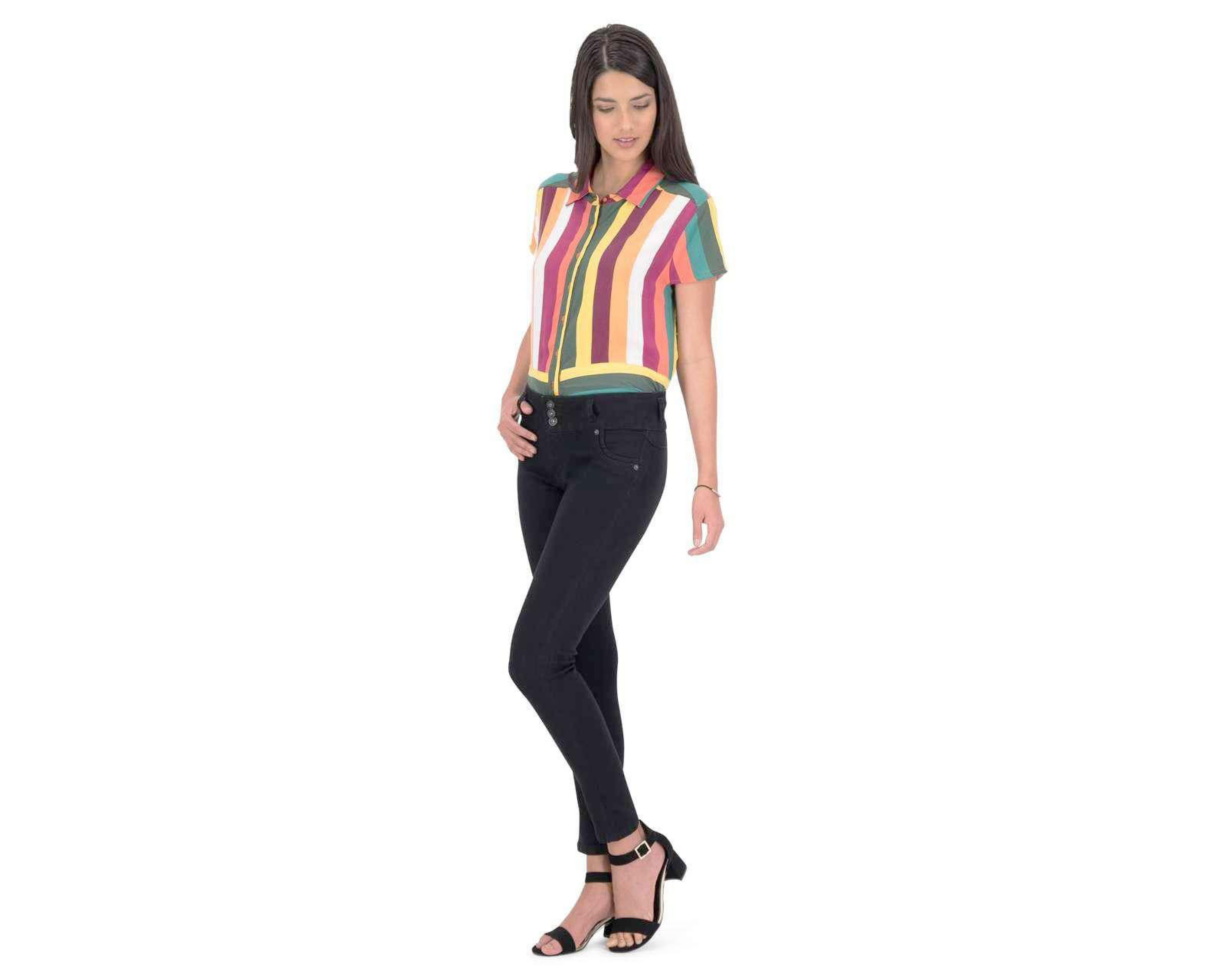 Foto 4 pulgar | Jeans Skinny 18 Forever para Mujer
