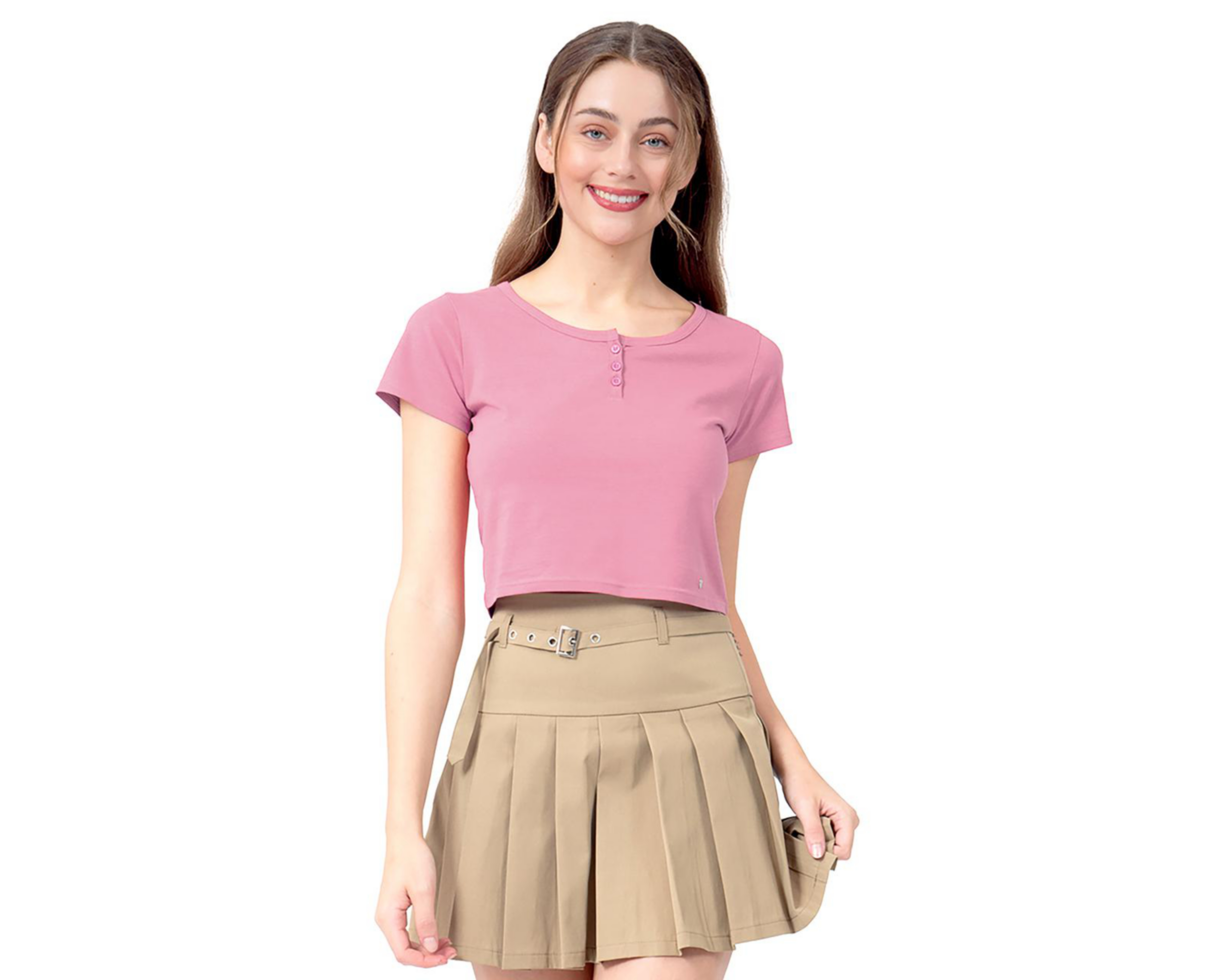 Foto 2 pulgar | Playera Rosa Forever 21 para Mujer