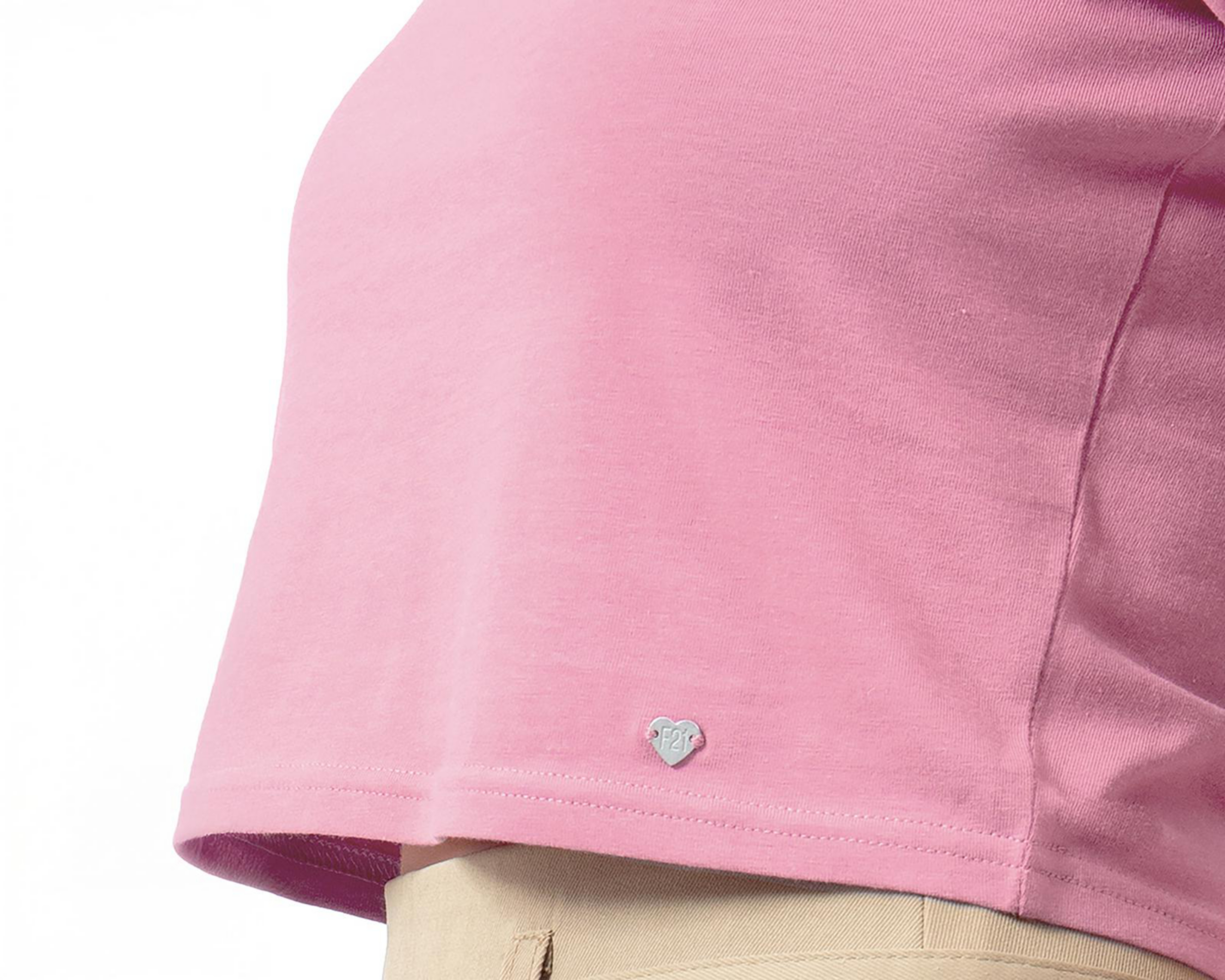 Foto 5 pulgar | Playera Rosa Forever 21 para Mujer