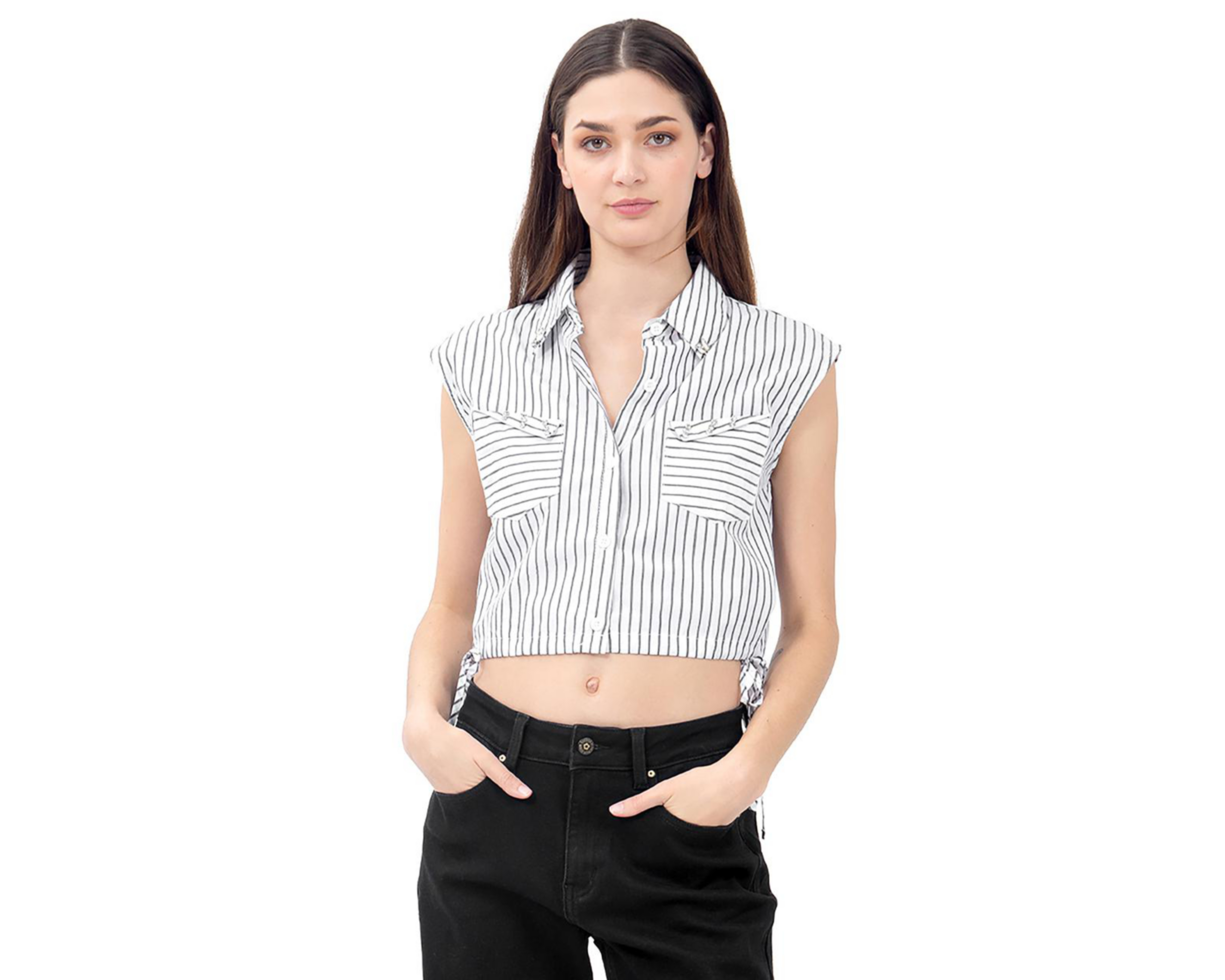 Foto 2 pulgar | Blusa Forever 21 con Botones para Mujer