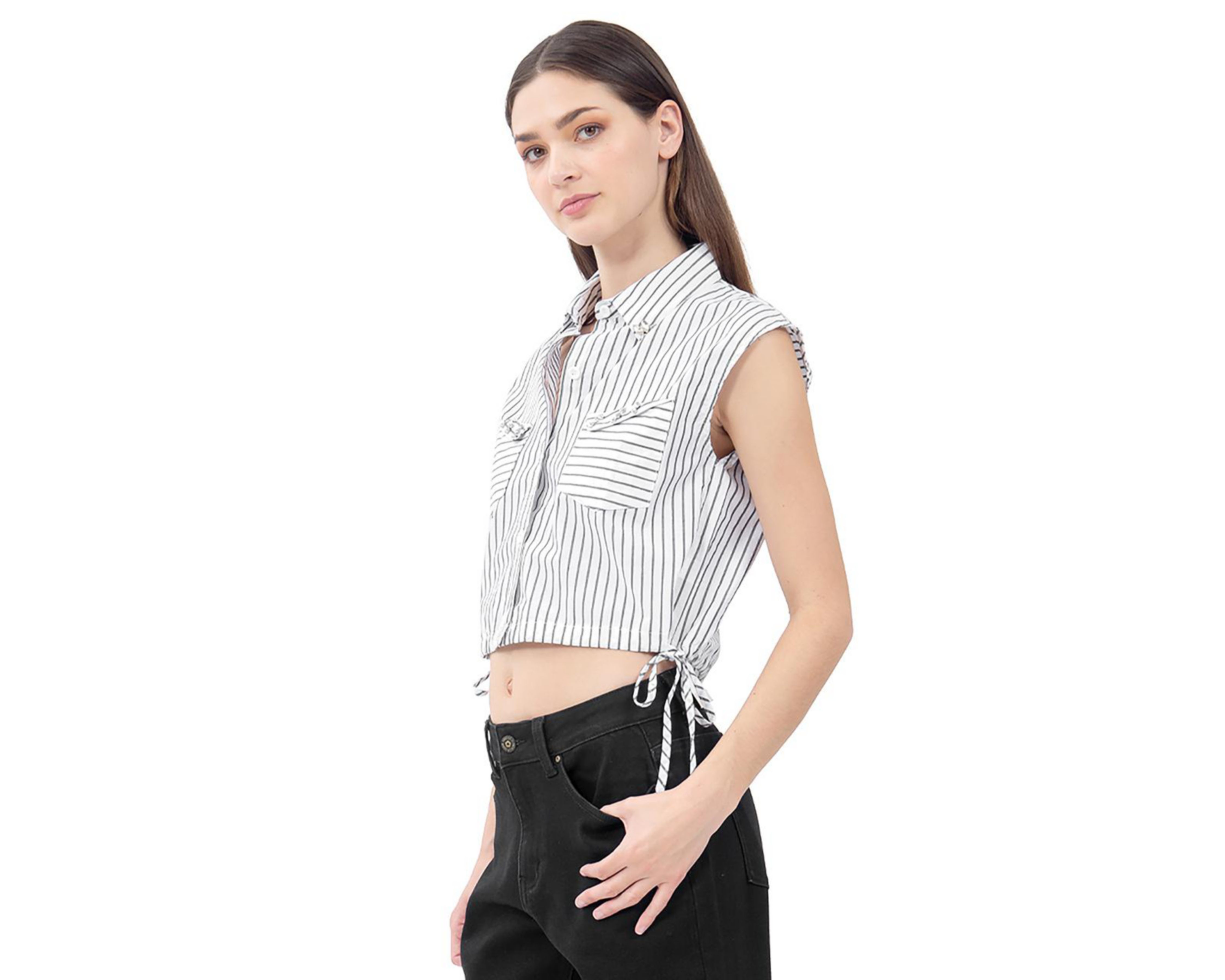 Foto 3 pulgar | Blusa Forever 21 con Botones para Mujer