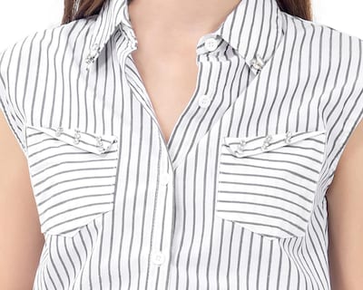 Foto 4 | Blusa Forever 21 con Botones para Mujer