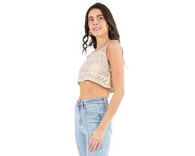 Foto 2 | Crop Top Forever 21 con Corte Láser para Mujer