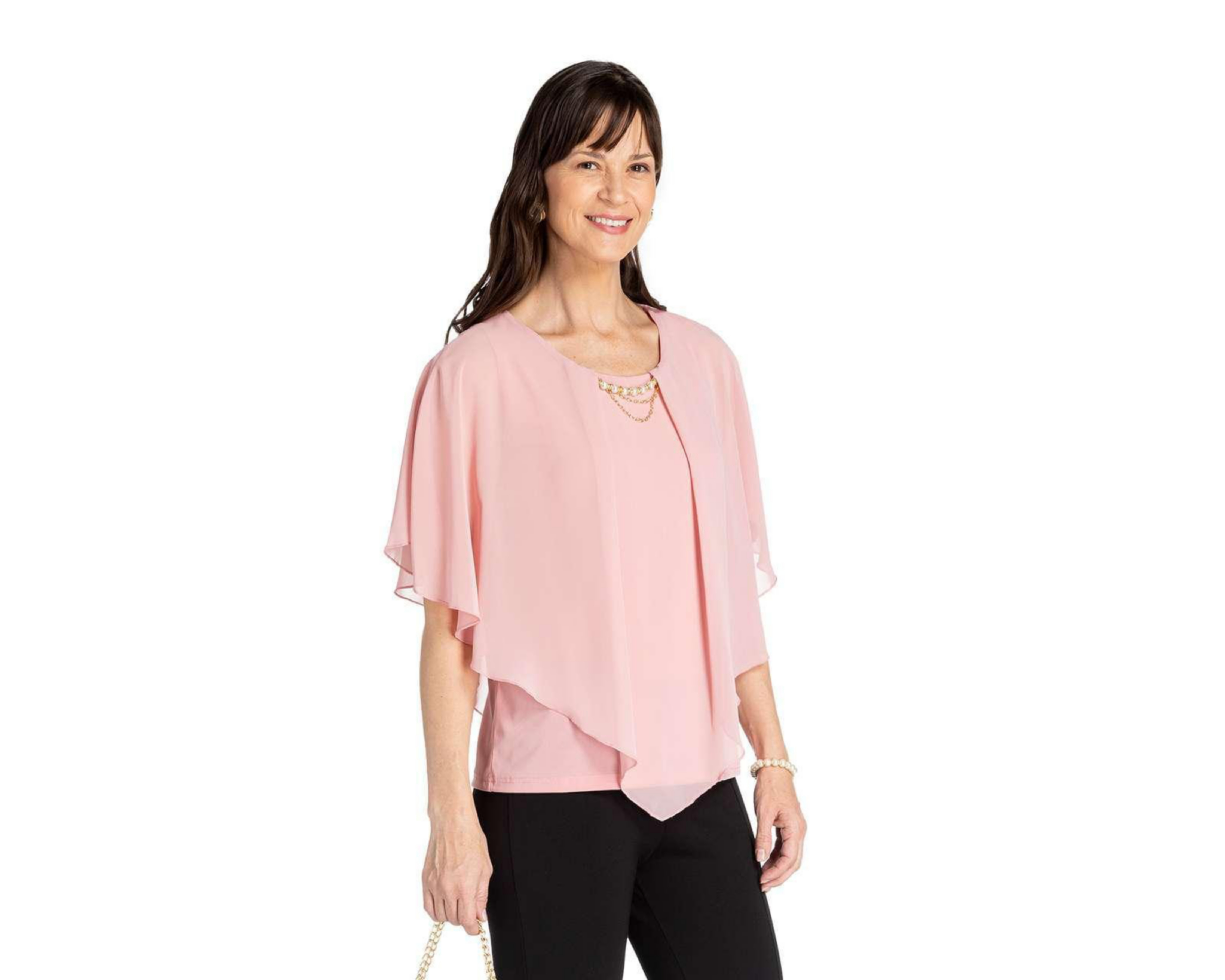 Blusa Sahara Manga Corta con Collar
