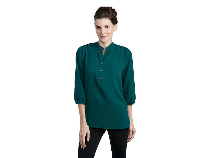 blusa verde mujer
