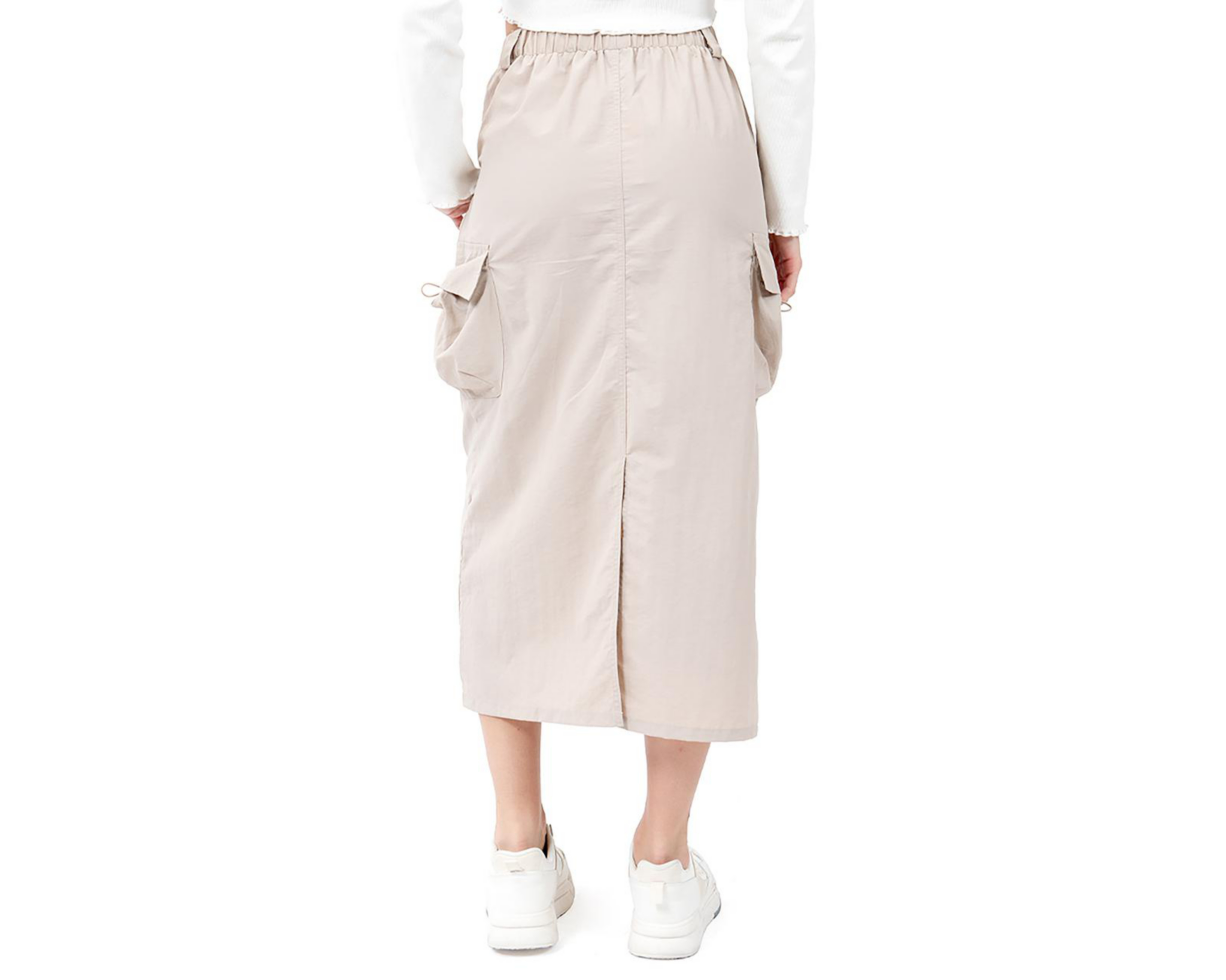 Foto 4 pulgar | Falda Larga Forever 21 con Bolsas Cargo Juvenil