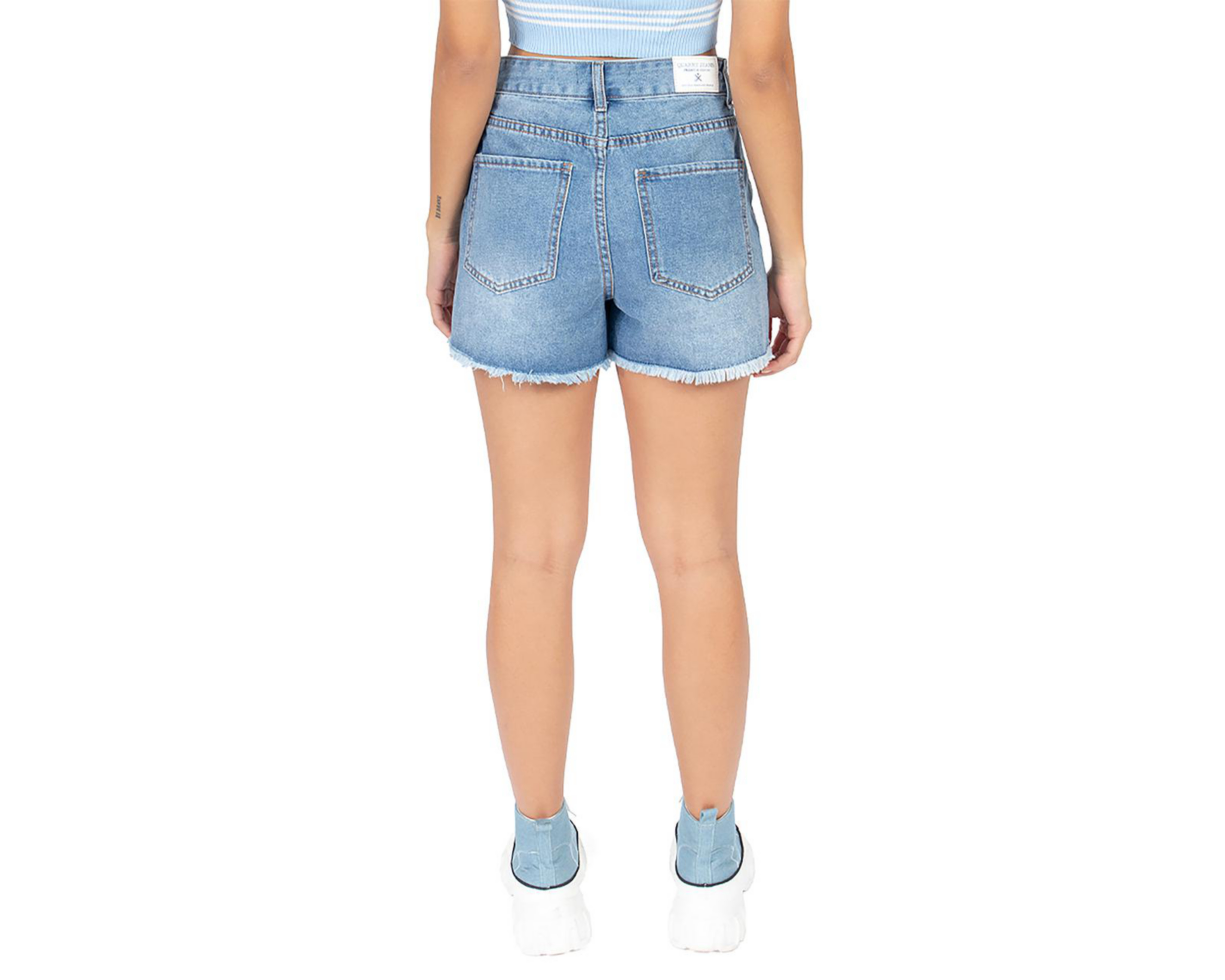 Foto 4 pulgar | Short Forever 21 con Bolsillos para Mujer