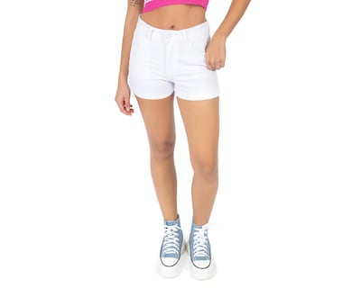 Foto 1 | Short Forever 21 Blanco para Mujer
