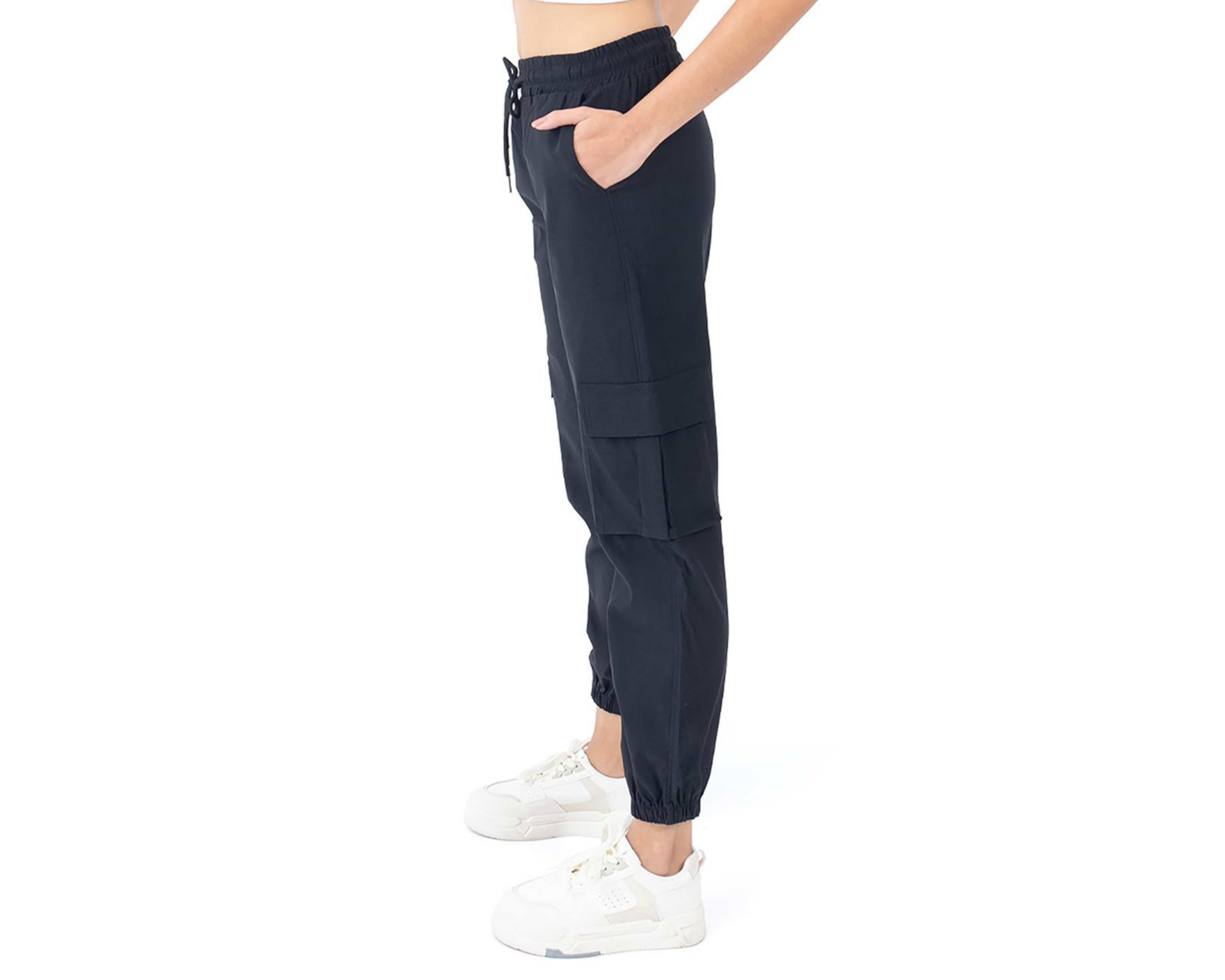 Foto 3 pulgar | Jogger Forever 21 con Bolsas Cargo para Mujer