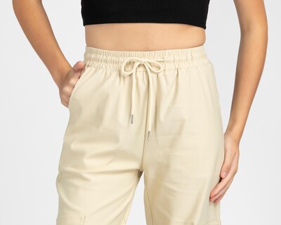 Foto 4 | Pantalón Cargo Forever 21 Caqui para Mujer