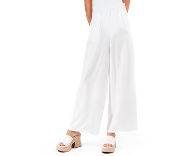 Foto 1 | Pantalón Ancho Forever 21 Blanco para Mujer