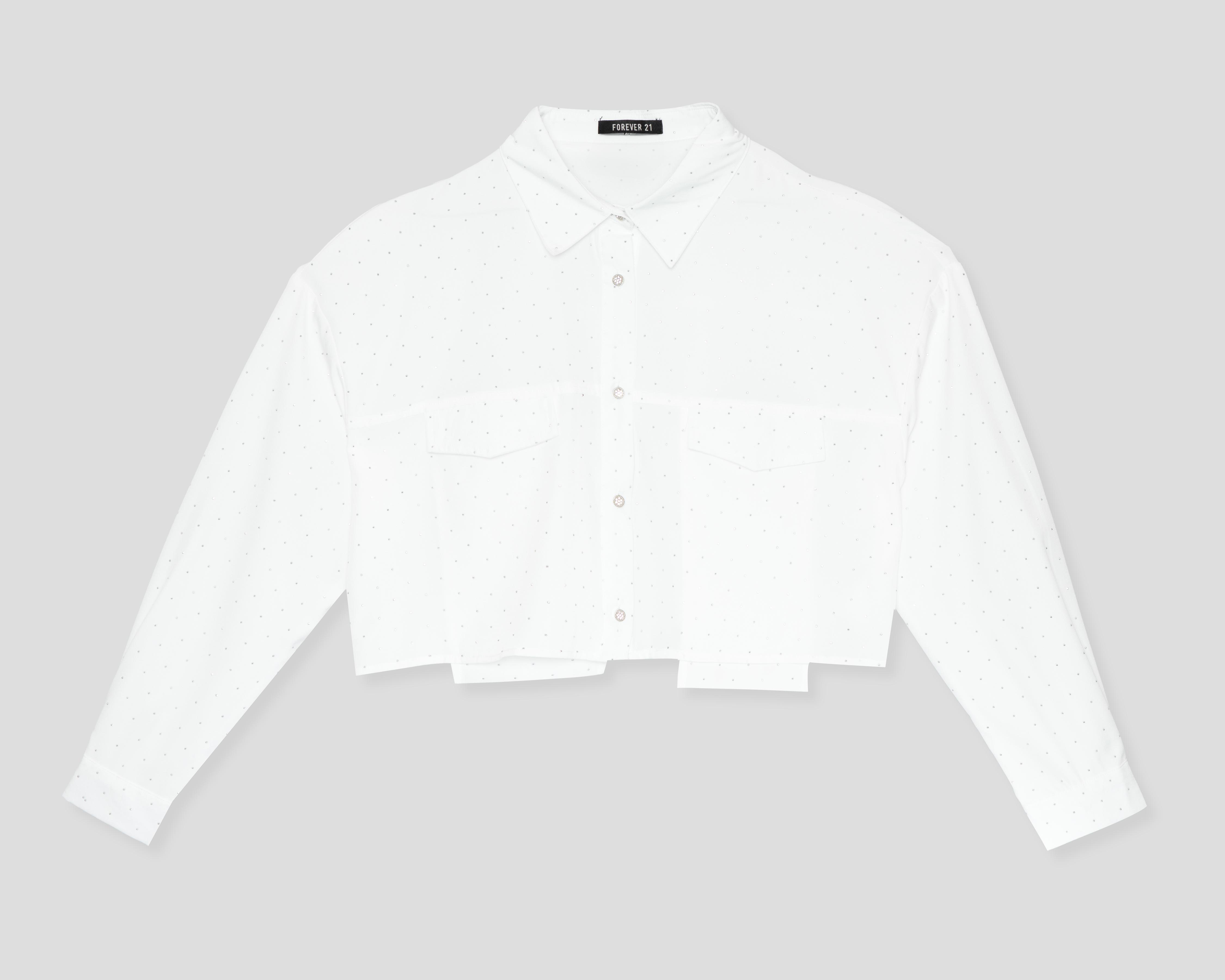 Foto 2 pulgar | Blusa Blanca Forever 21 para Mujer