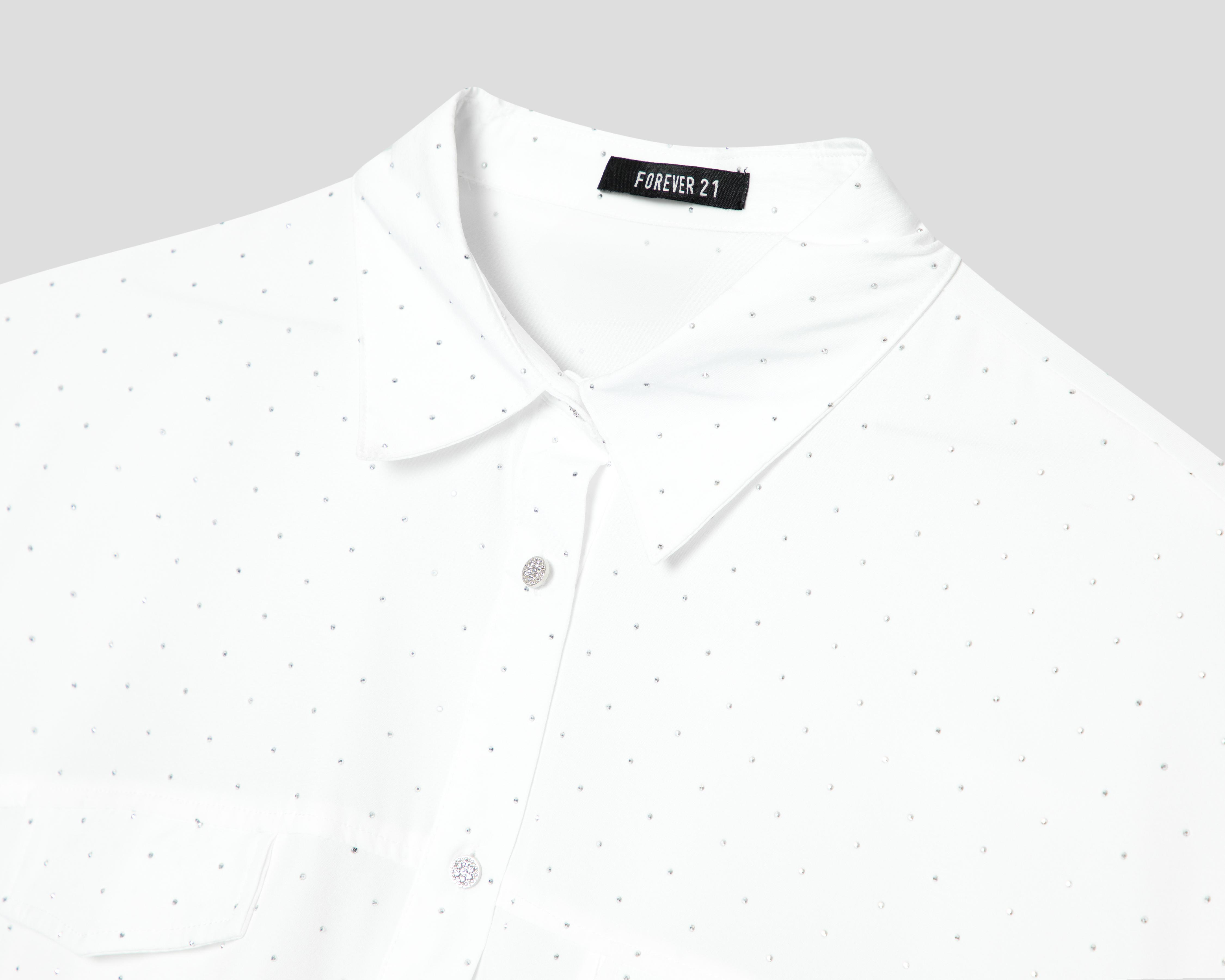 Foto 4 pulgar | Blusa Blanca Forever 21 para Mujer