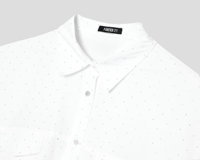 Foto 3 | Blusa Blanca Forever 21 para Mujer