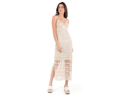 Foto 1 | Vestido Casual Forever 21 Largo con Tirantes para Mujer