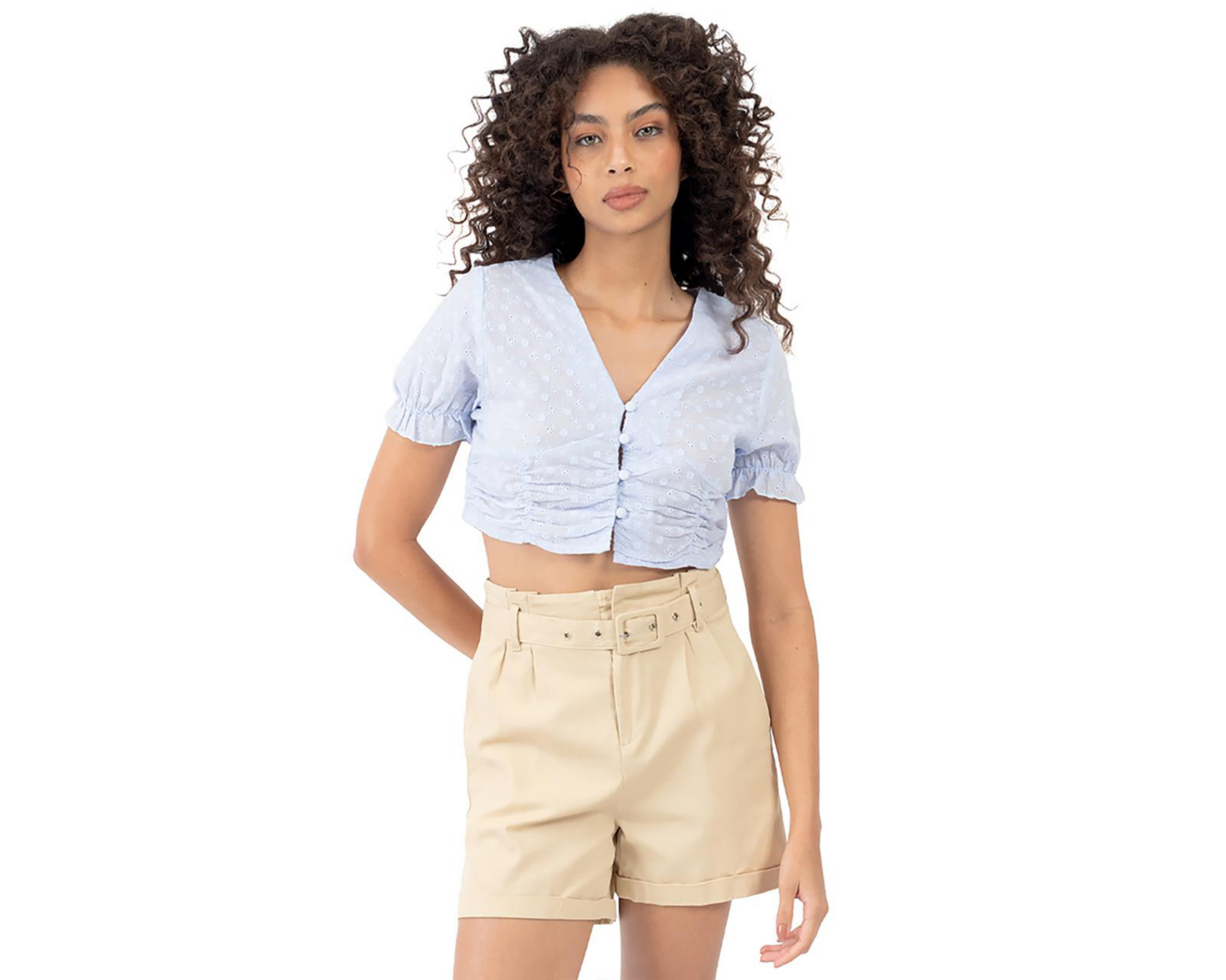 Foto 1 | Blusa Forever 21 Azul para Mujer
