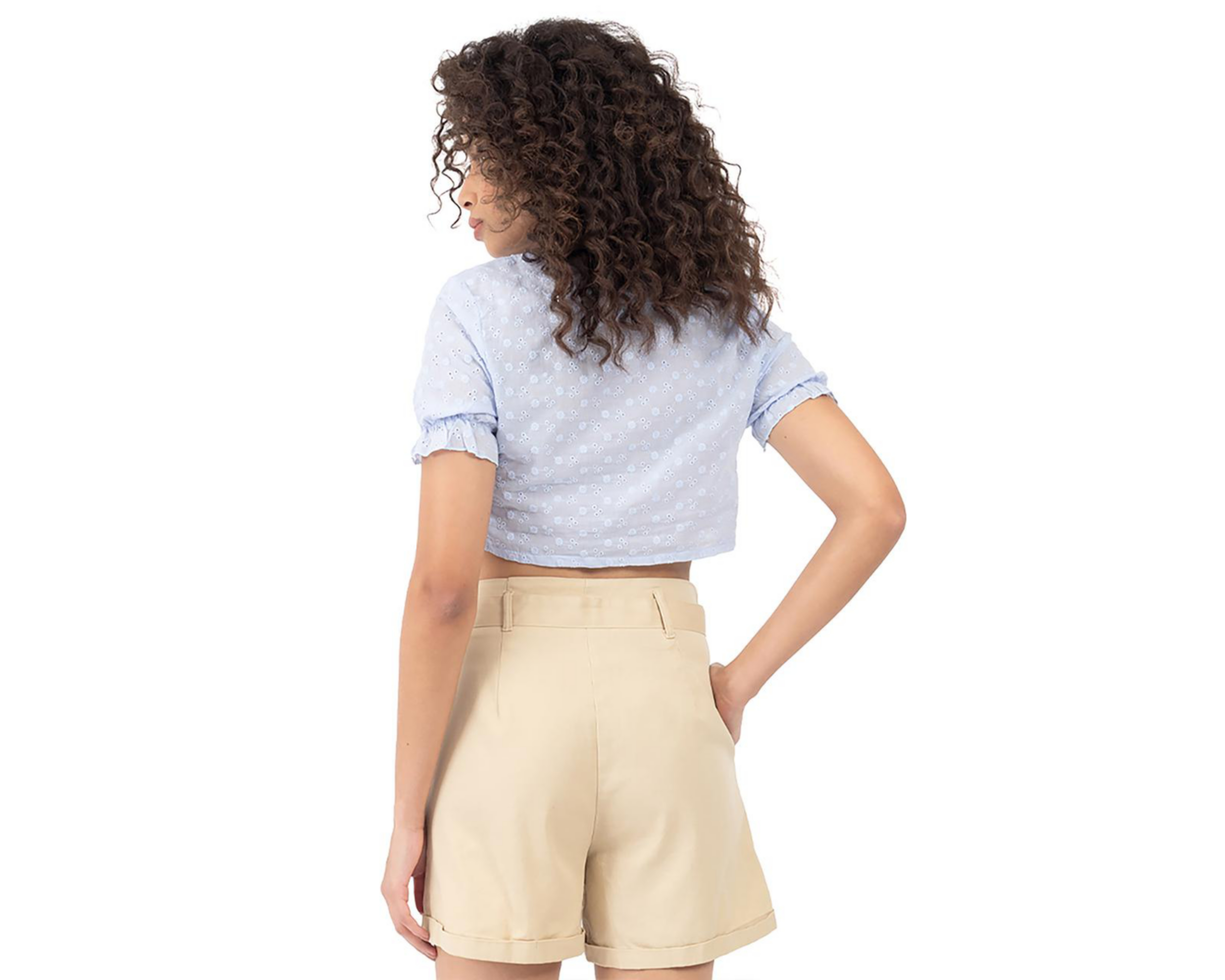 Foto 4 pulgar | Blusa Forever 21 Azul para Mujer