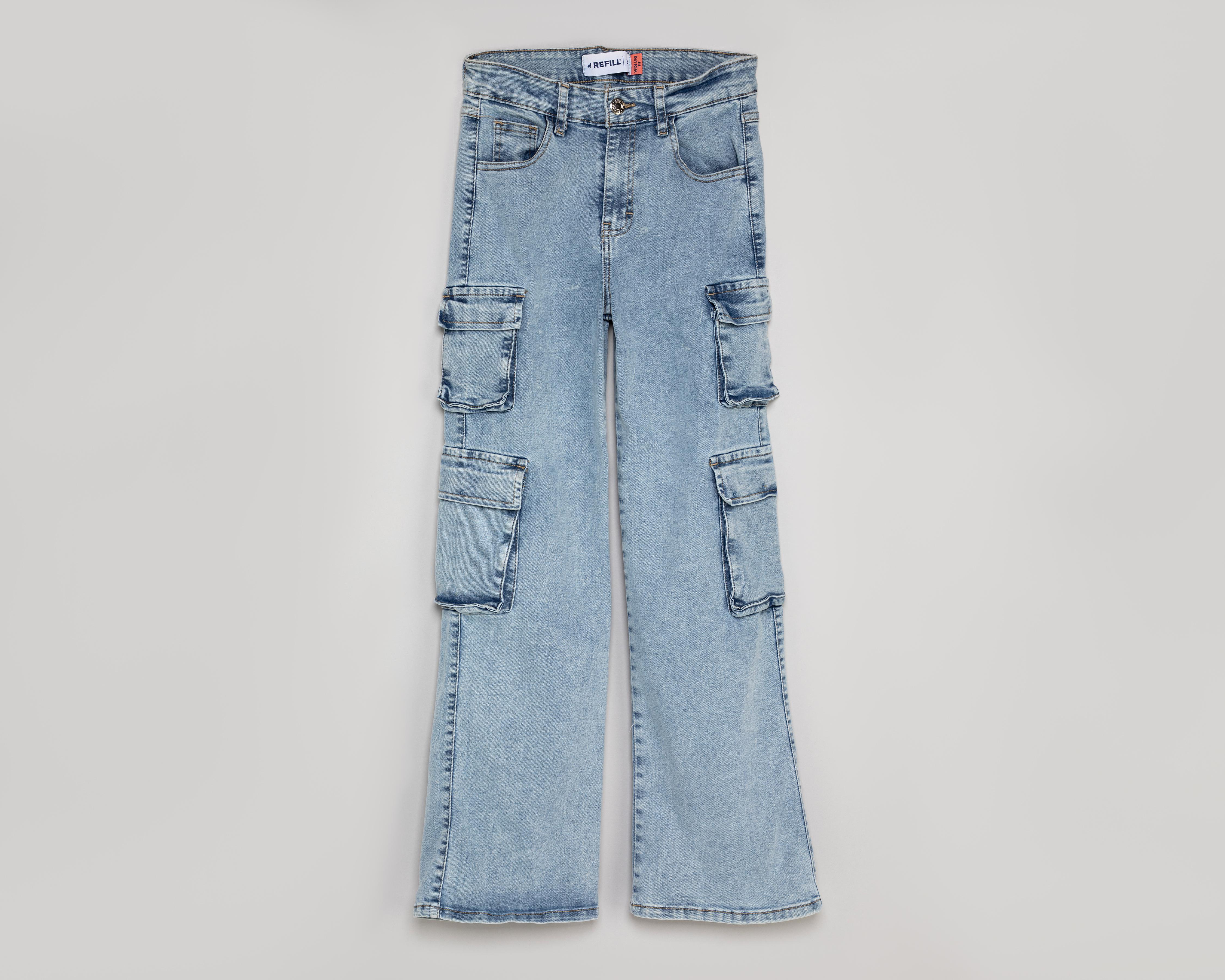Foto 1 | Jeans Wide Leg Refill para Mujer