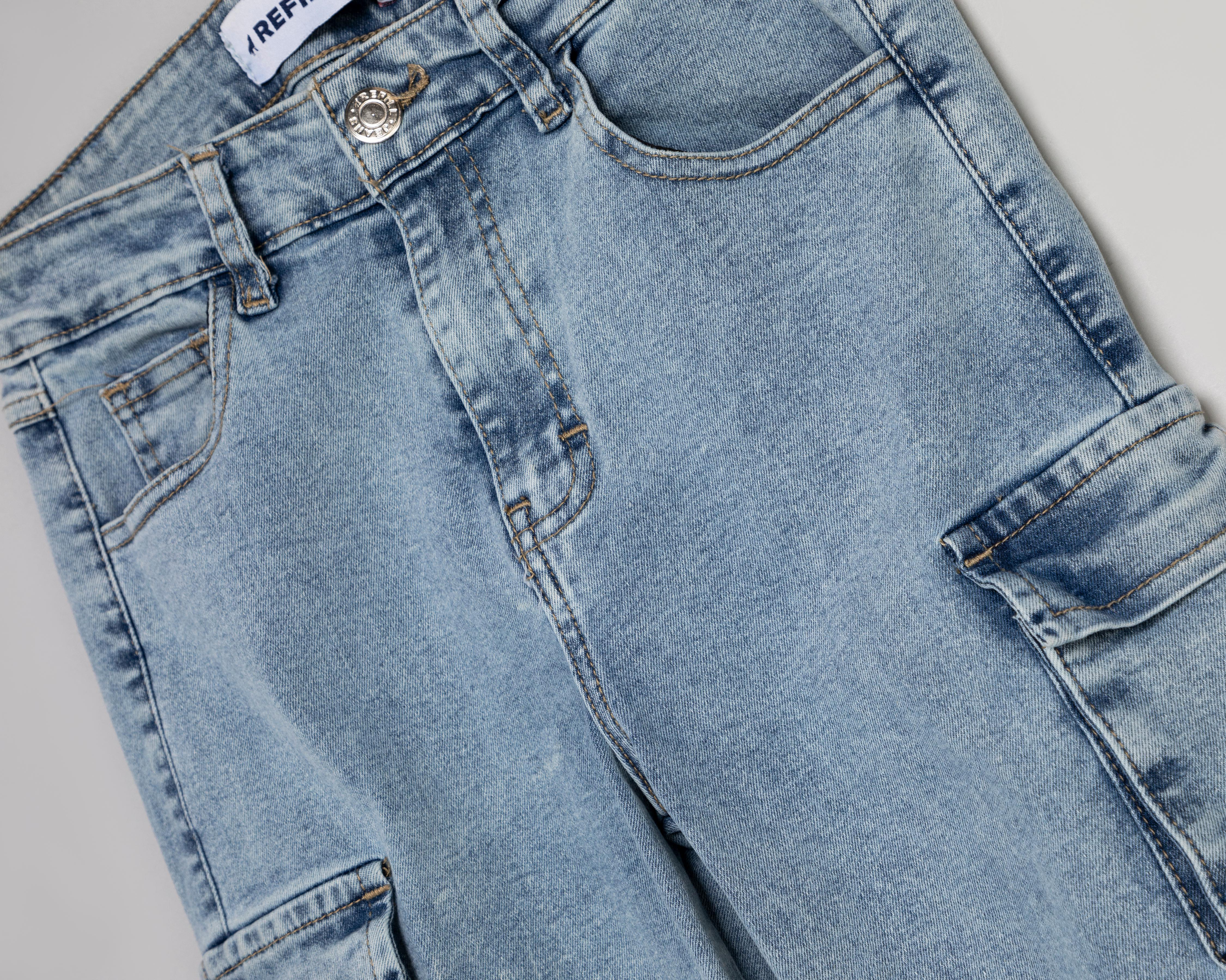 Foto 4 pulgar | Jeans Wide Leg Refill para Mujer