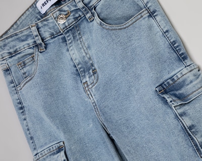 Foto 3 | Jeans Wide Leg Refill para Mujer
