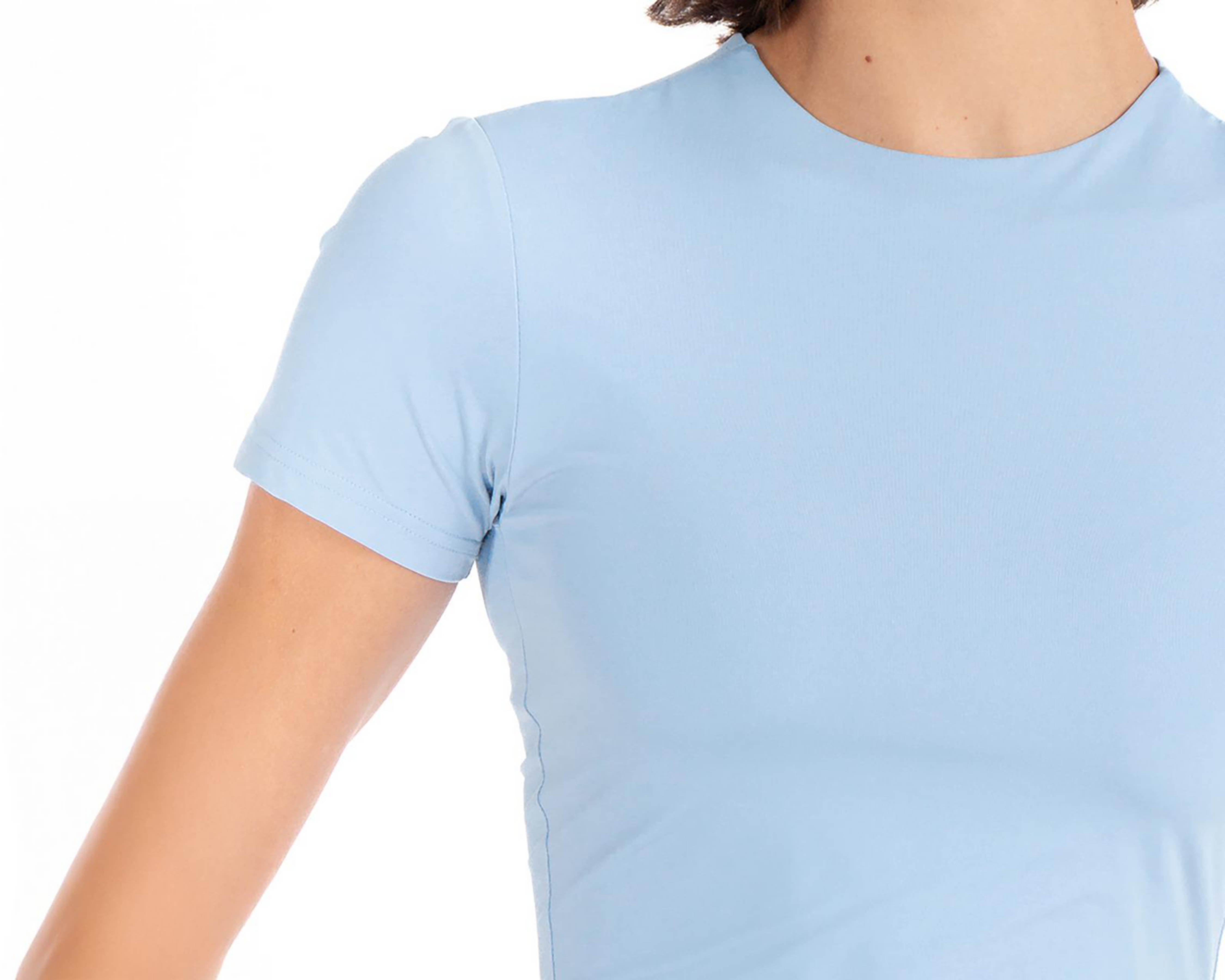 Foto 5 pulgar | Crop Top Forever 21 Azul para Mujer