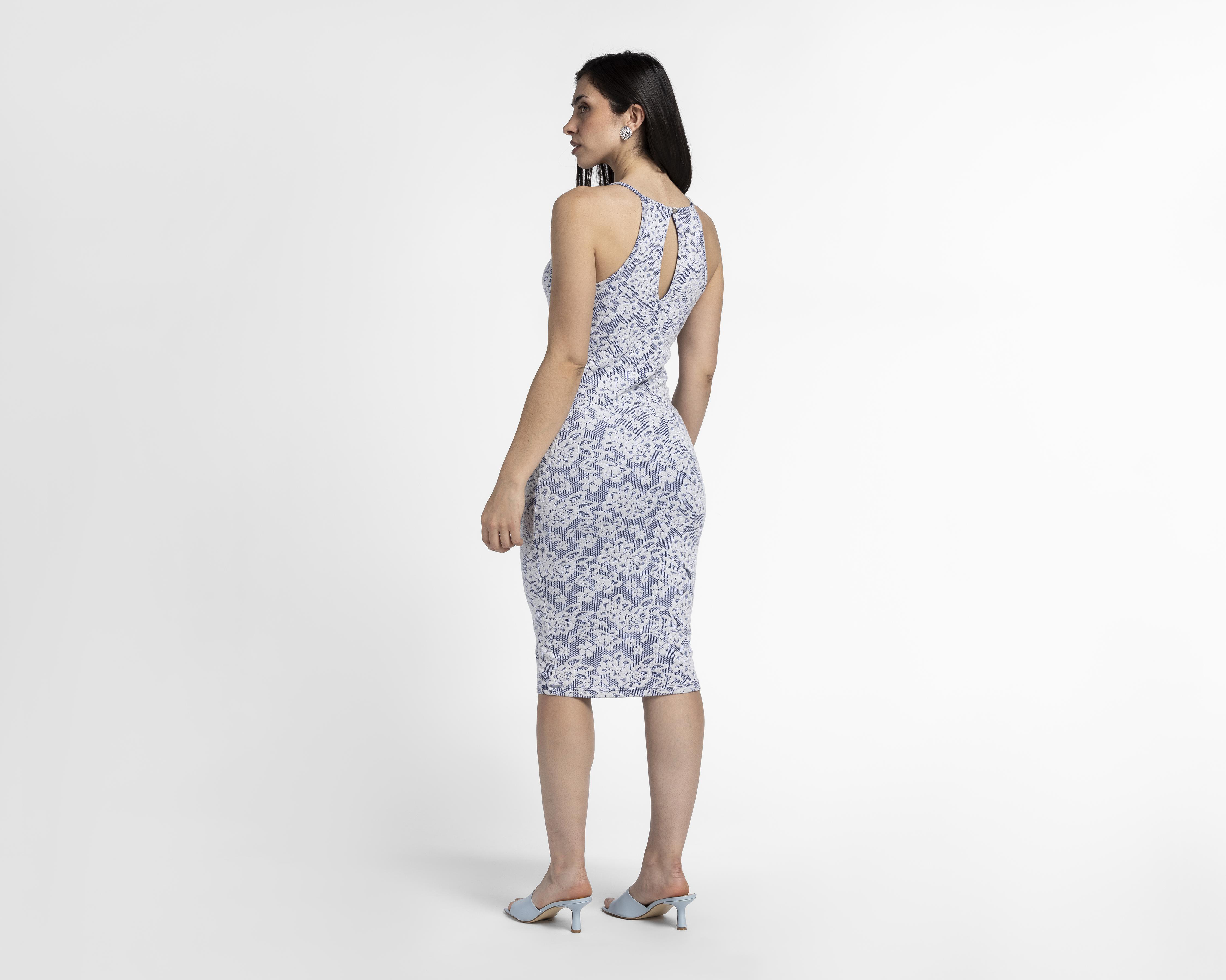 Foto 4 pulgar | Vestido Paper Crane Casual con Tirantes Estampado Floral