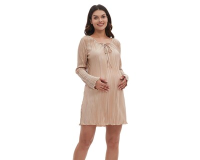 Foto 3 | Vestido de Maternidad Meirius Manga Larga