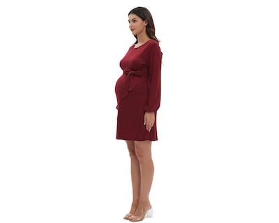 Foto 4 | Vestido de Maternidad Meirius Manga Larga