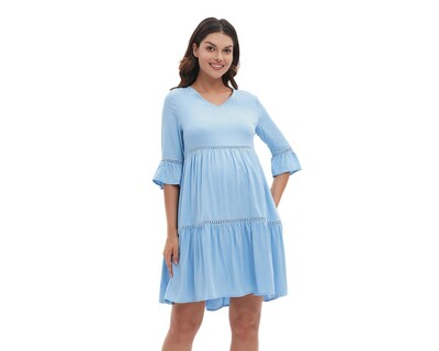 Foto 3 | Vestido de Maternidad Meirius Manga ¾