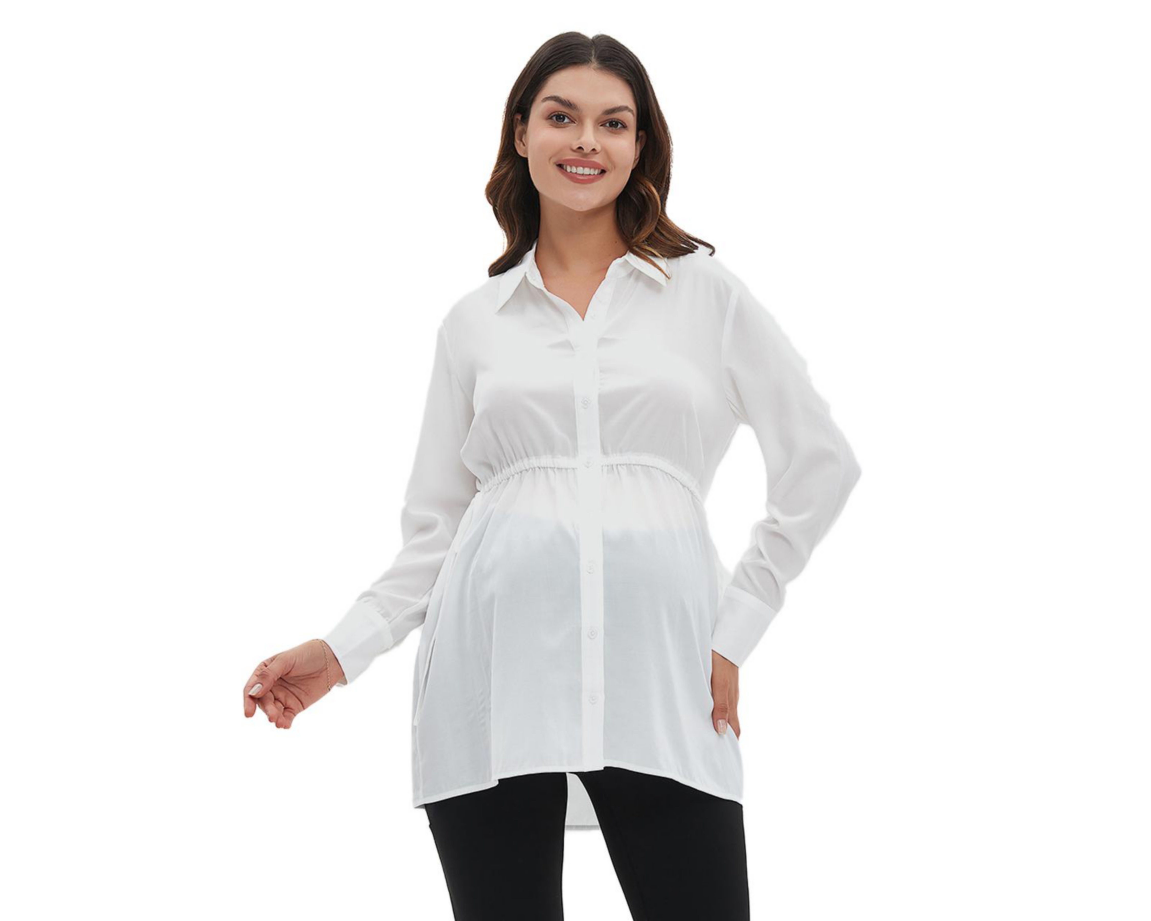 Foto 4 pulgar | Blusa de Maternidad Meirius Manga Larga