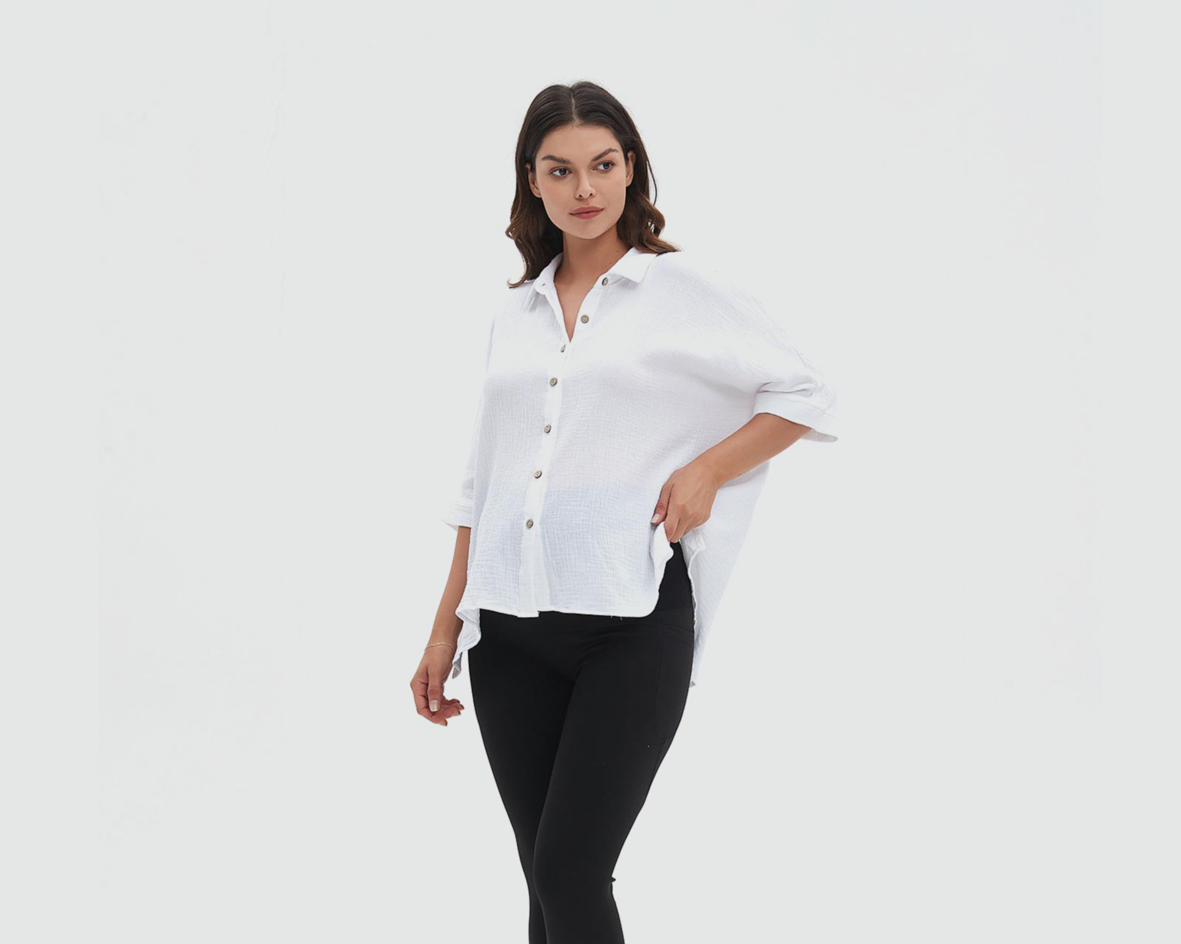 Foto 4 | Blusa de Maternidad Meirius Manga 3/4