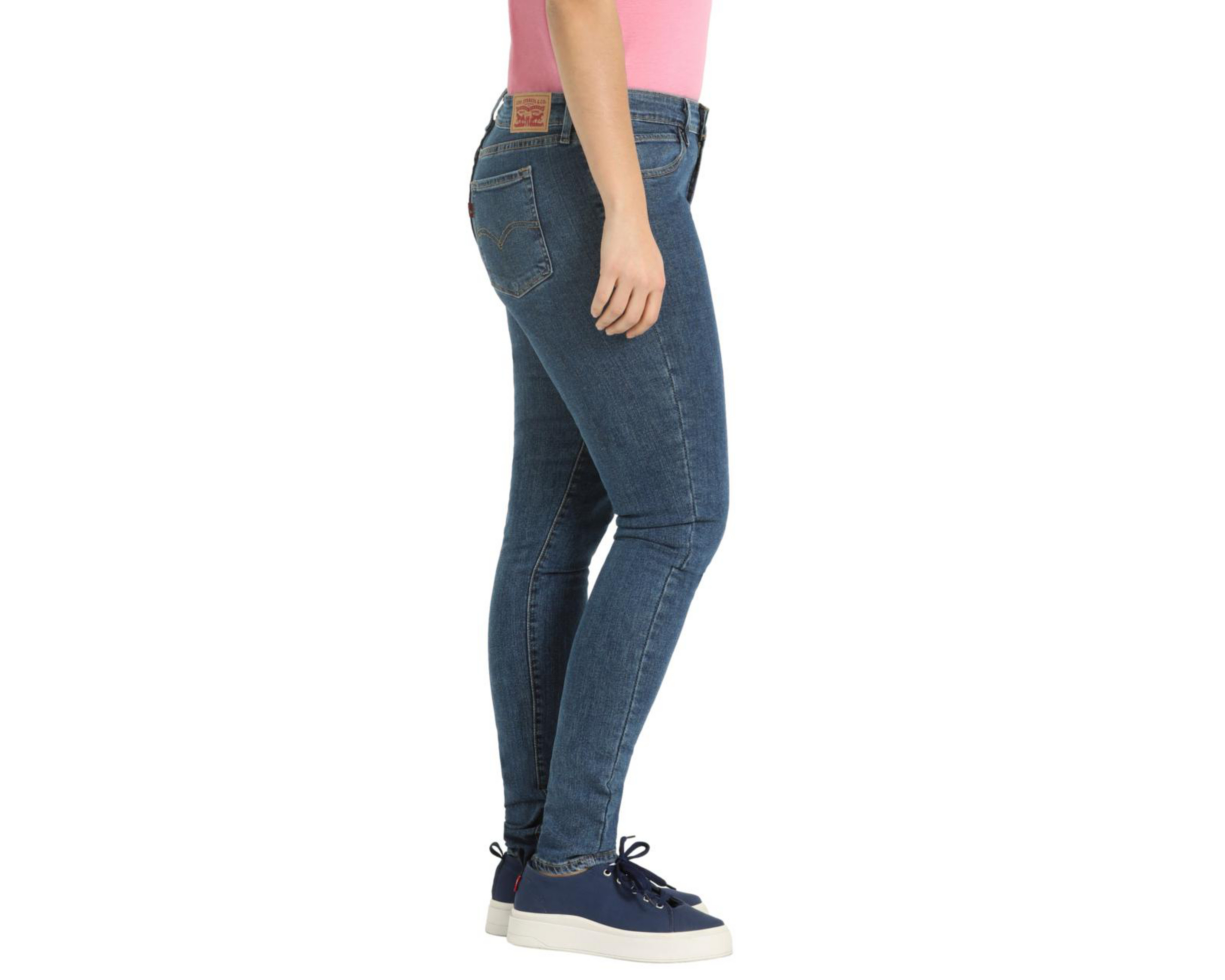 Foto 2 | Jeans Levi's 711 Skinny Fit Azul