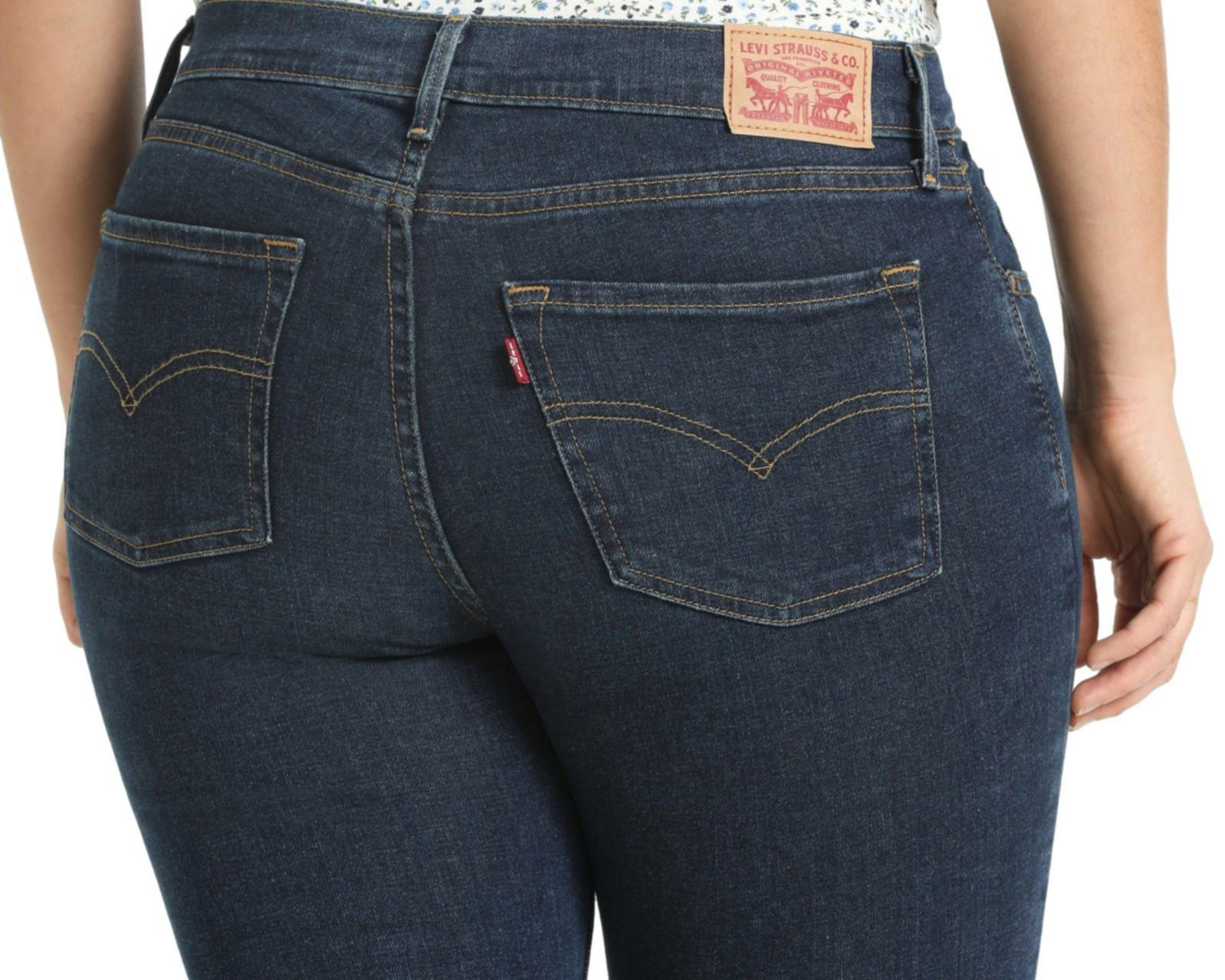 Foto 5 pulgar | Jeans Levi's 710 Super Skinny Fit Azul